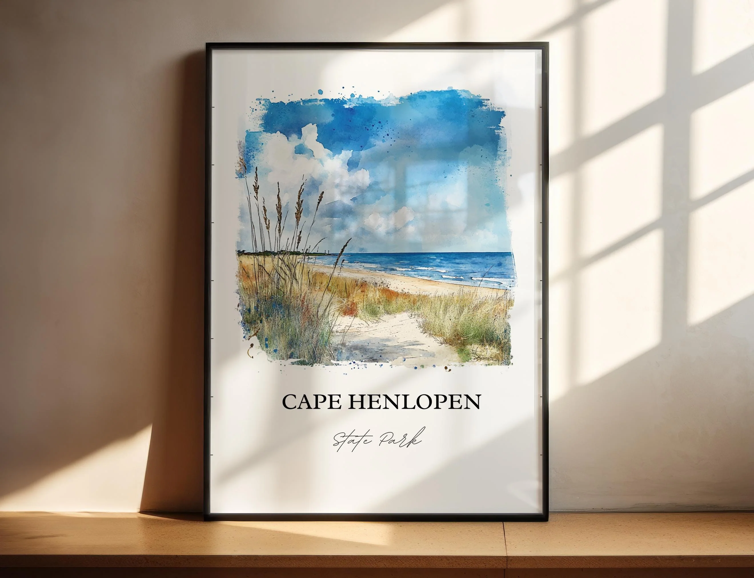 Cape Henlopen, USA – Watercolor Art Print