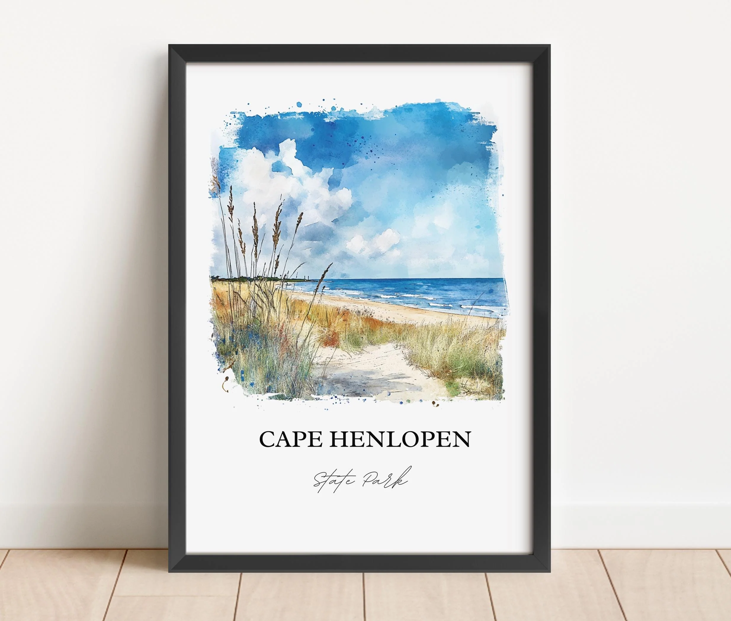 Cape Henlopen, USA – Watercolor Art Print - Image 5