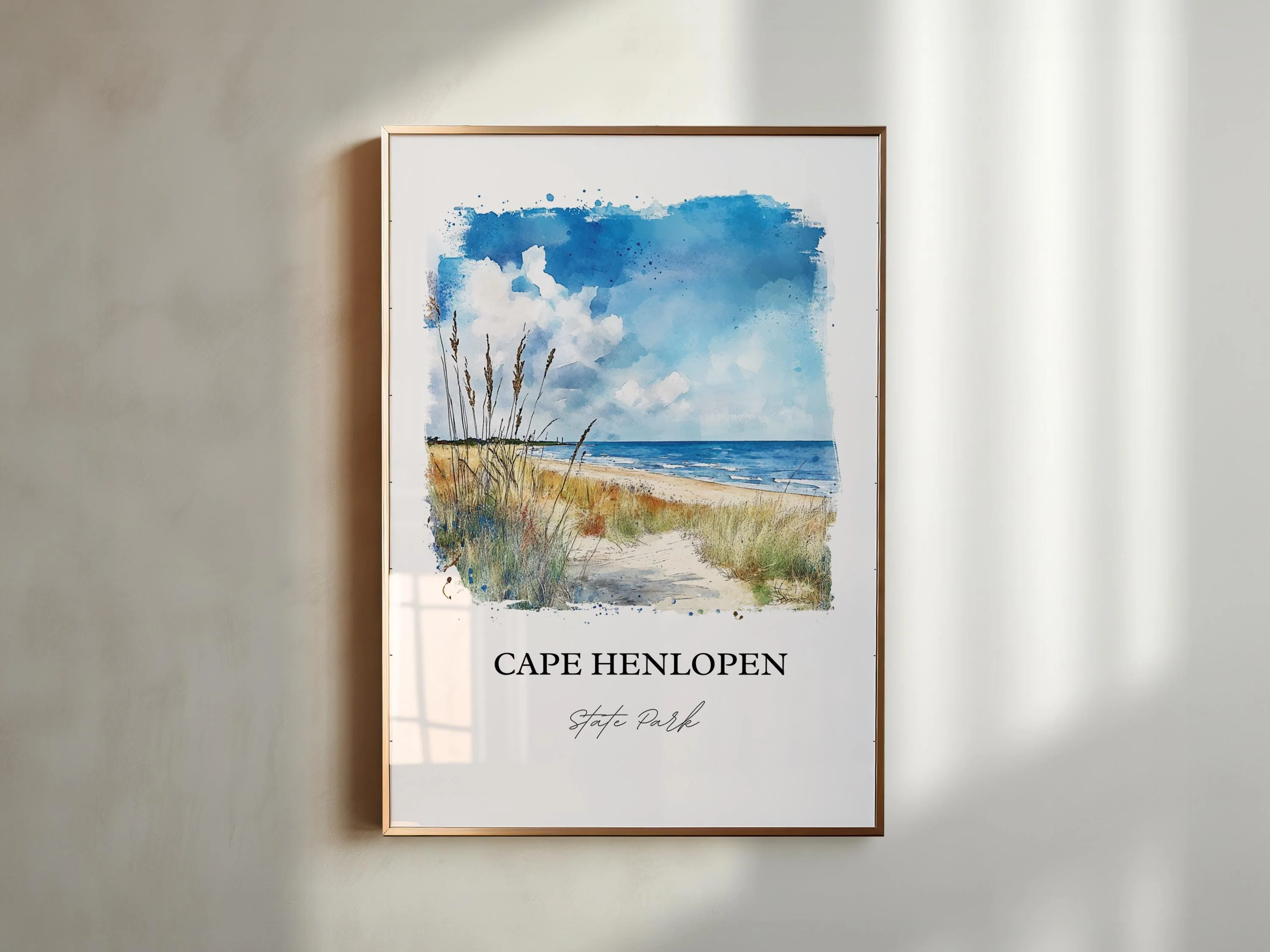 Cape Henlopen, USA – Watercolor Art Print - Image 6