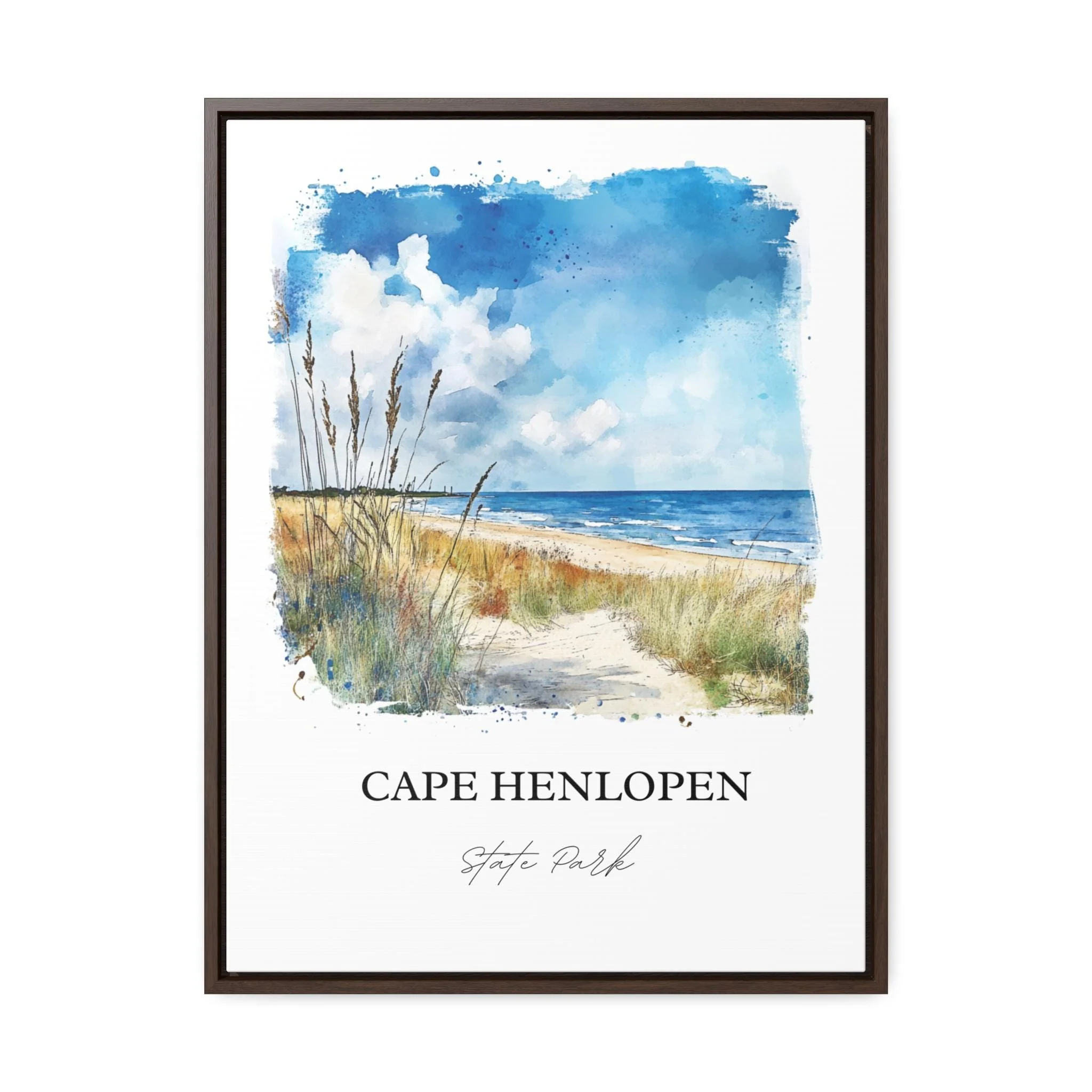 Cape Henlopen, USA – Watercolor Art Print - Image 7