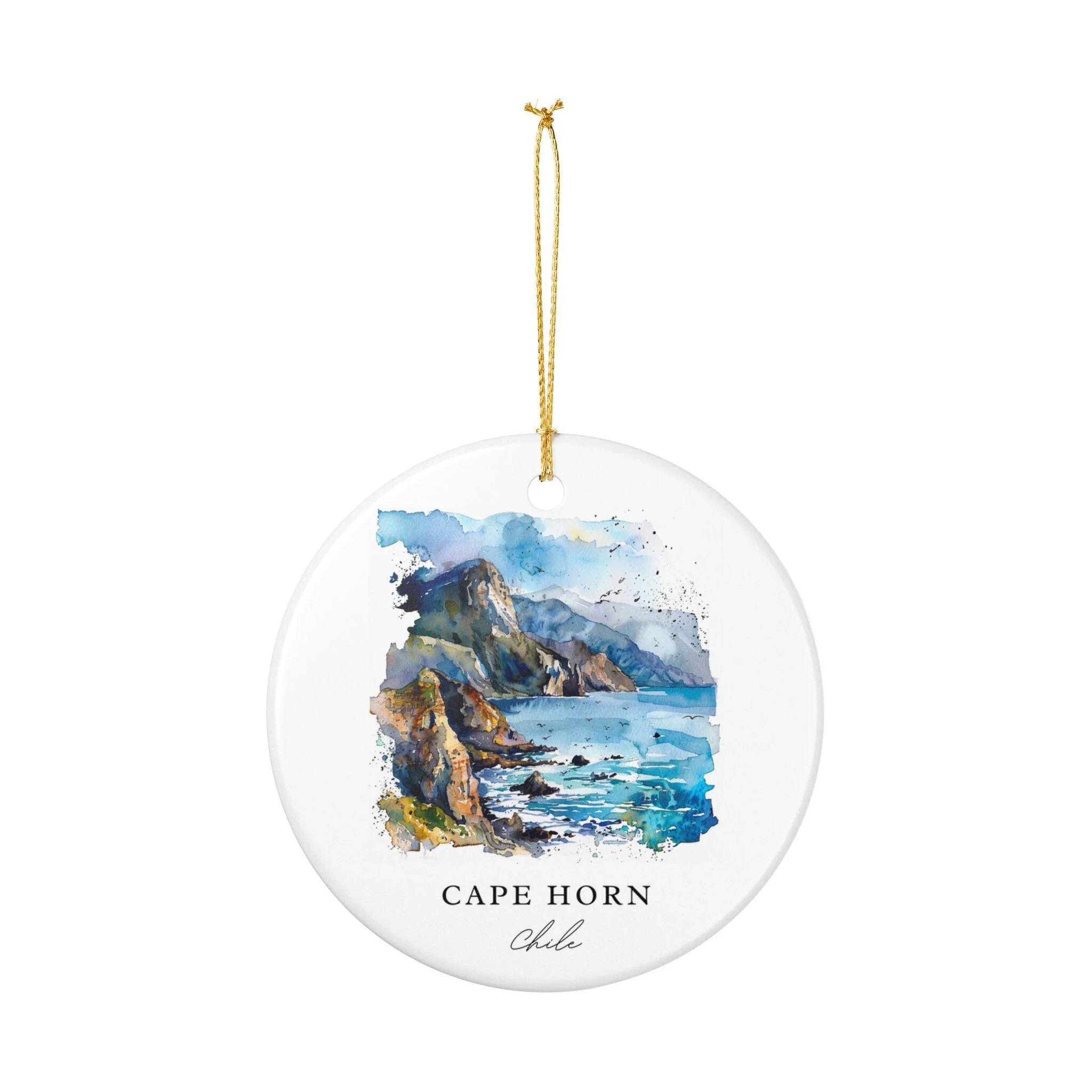 Cape Horn Ornament: Unique Cape Horn Souvenir, Cape Horn Xmas Decor, and Authentic Cape Horn Chile Gift - Image 2