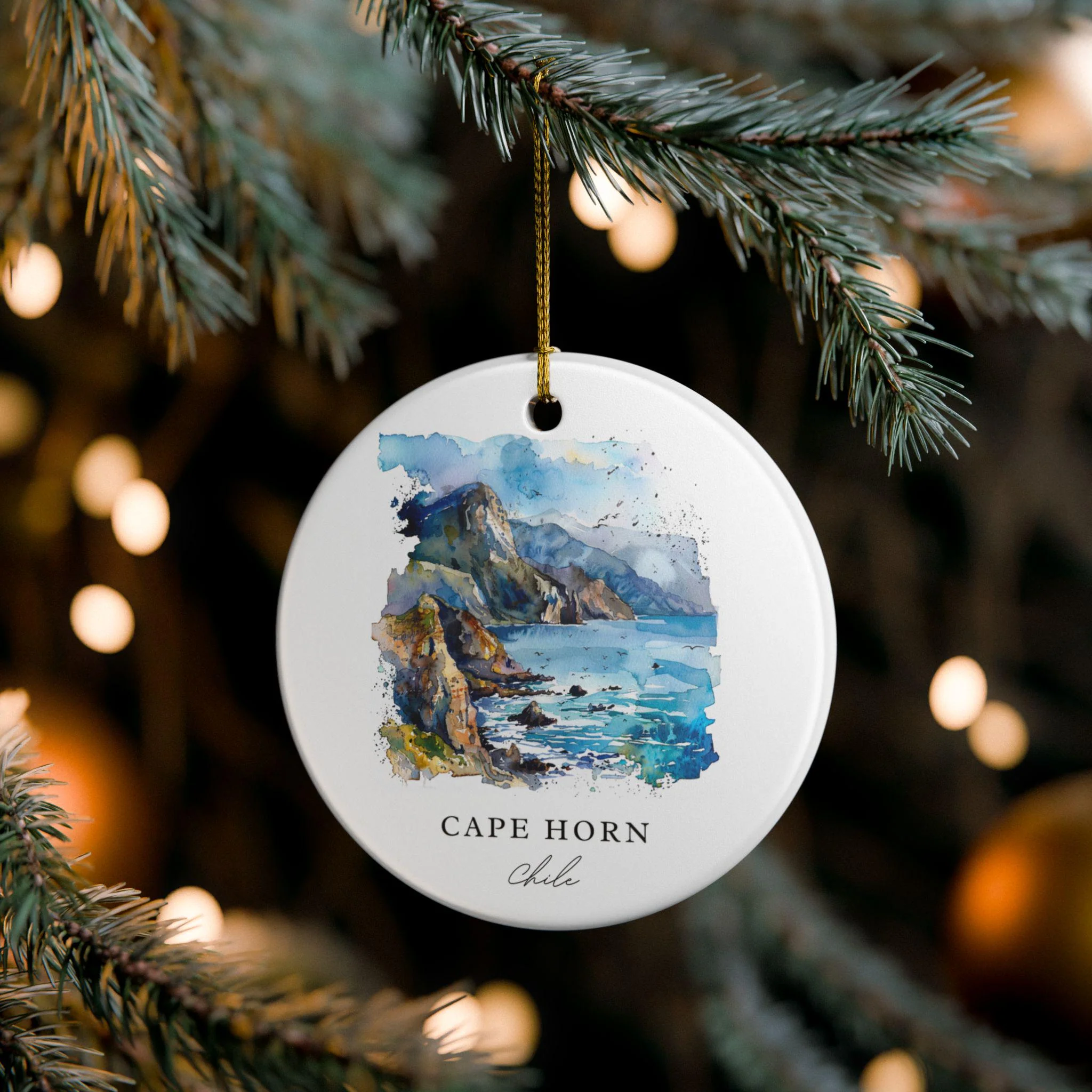 Cape Horn Ornament: Unique Cape Horn Souvenir, Cape Horn Xmas Decor, and Authentic Cape Horn Chile Gift - Image 4