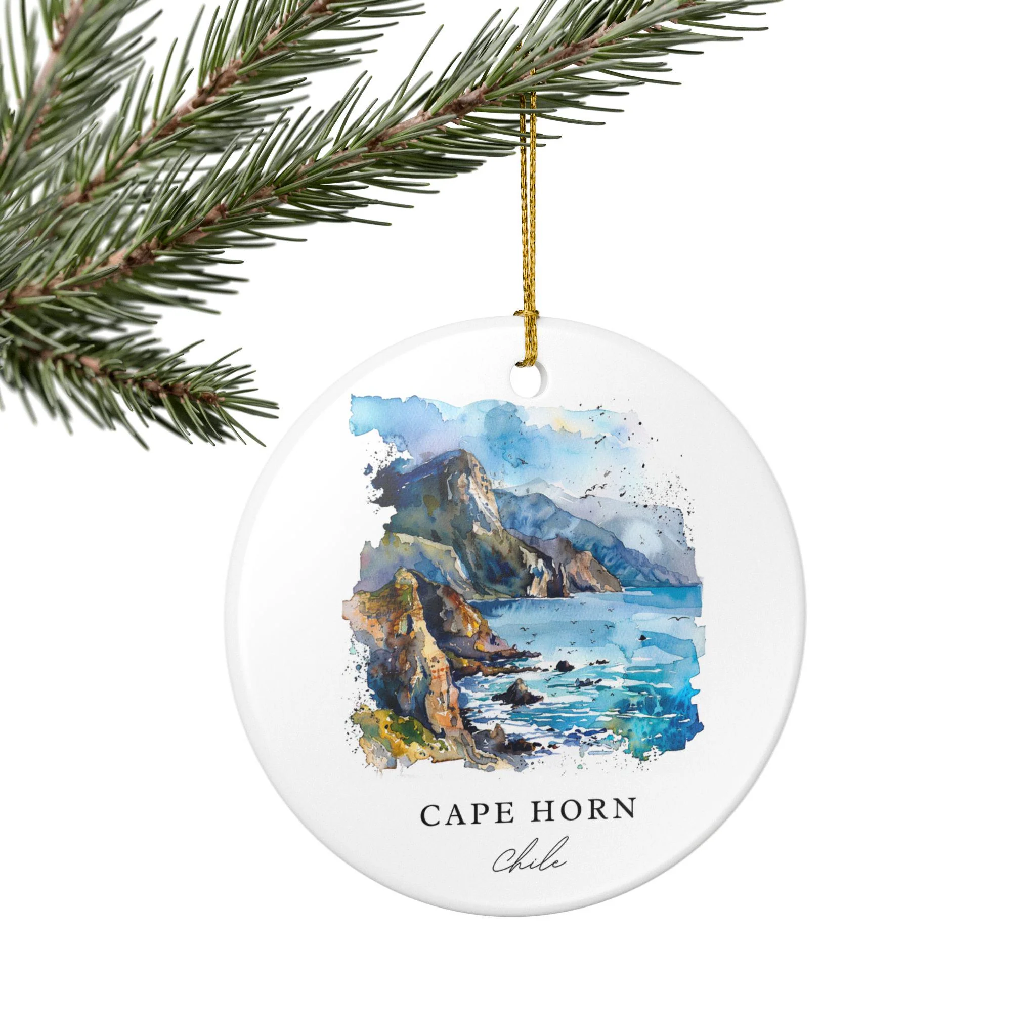 Cape Horn Ornament: Unique Cape Horn Souvenir, Cape Horn Xmas Decor, and Authentic Cape Horn Chile Gift - Image 5