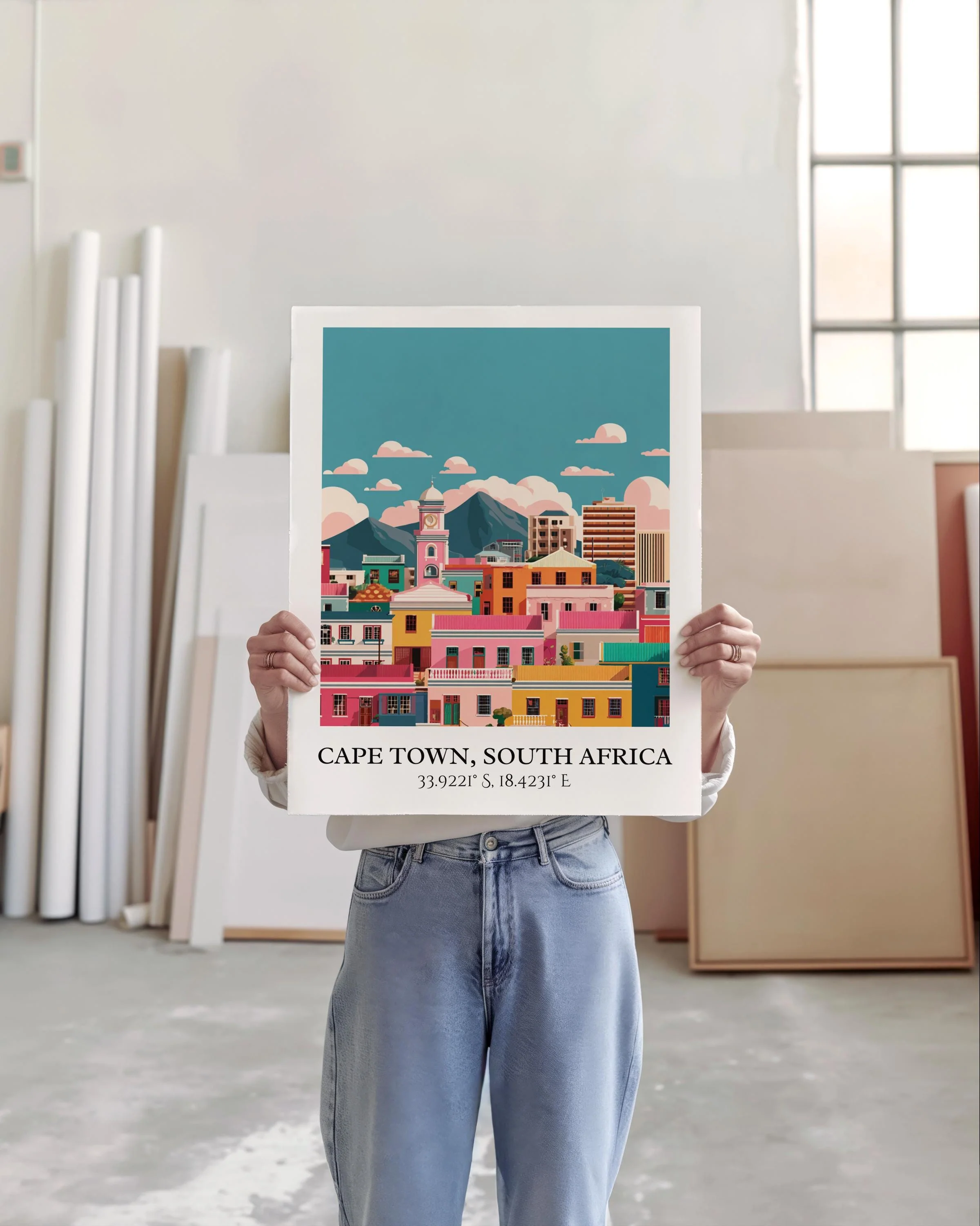 Cape Town, South Africa – Watercolor Art Print - Image 4