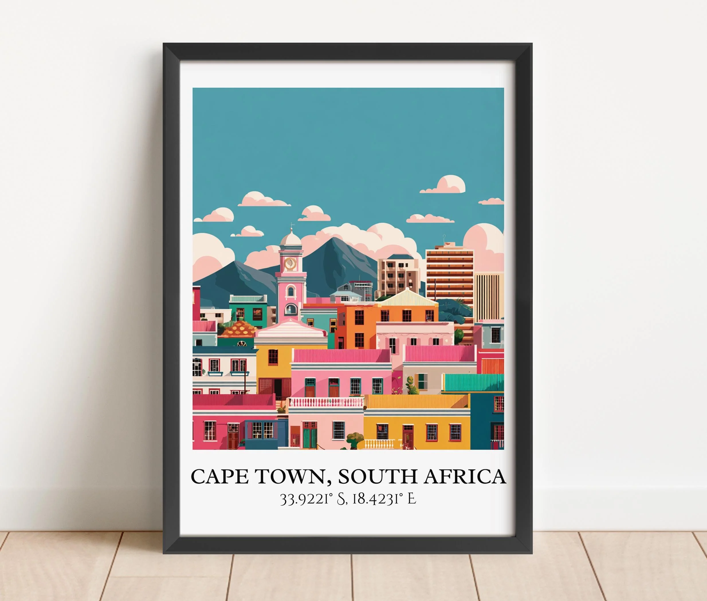 Cape Town, South Africa – Watercolor Art Print - Image 6