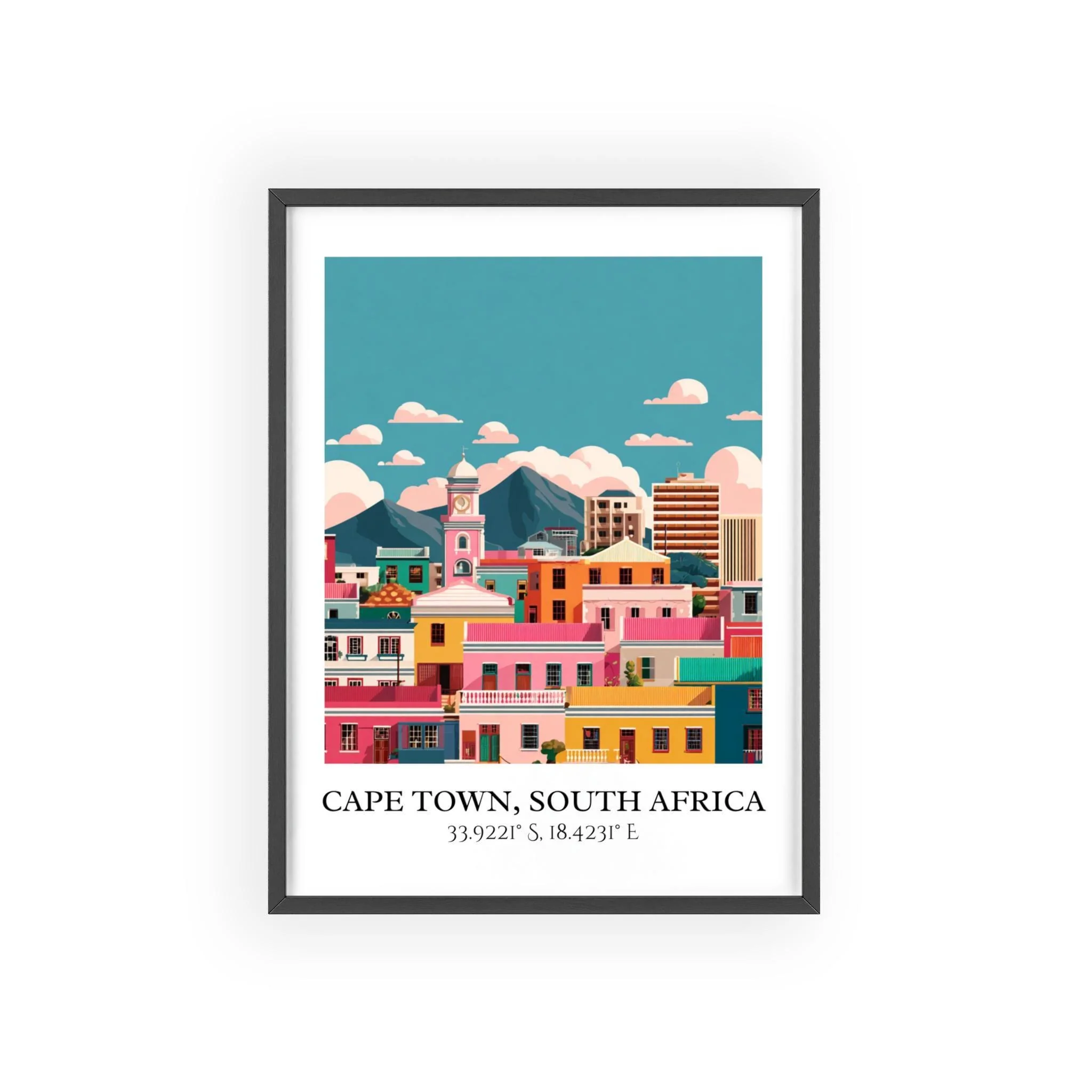 Cape Town, South Africa – Watercolor Art Print - Image 7