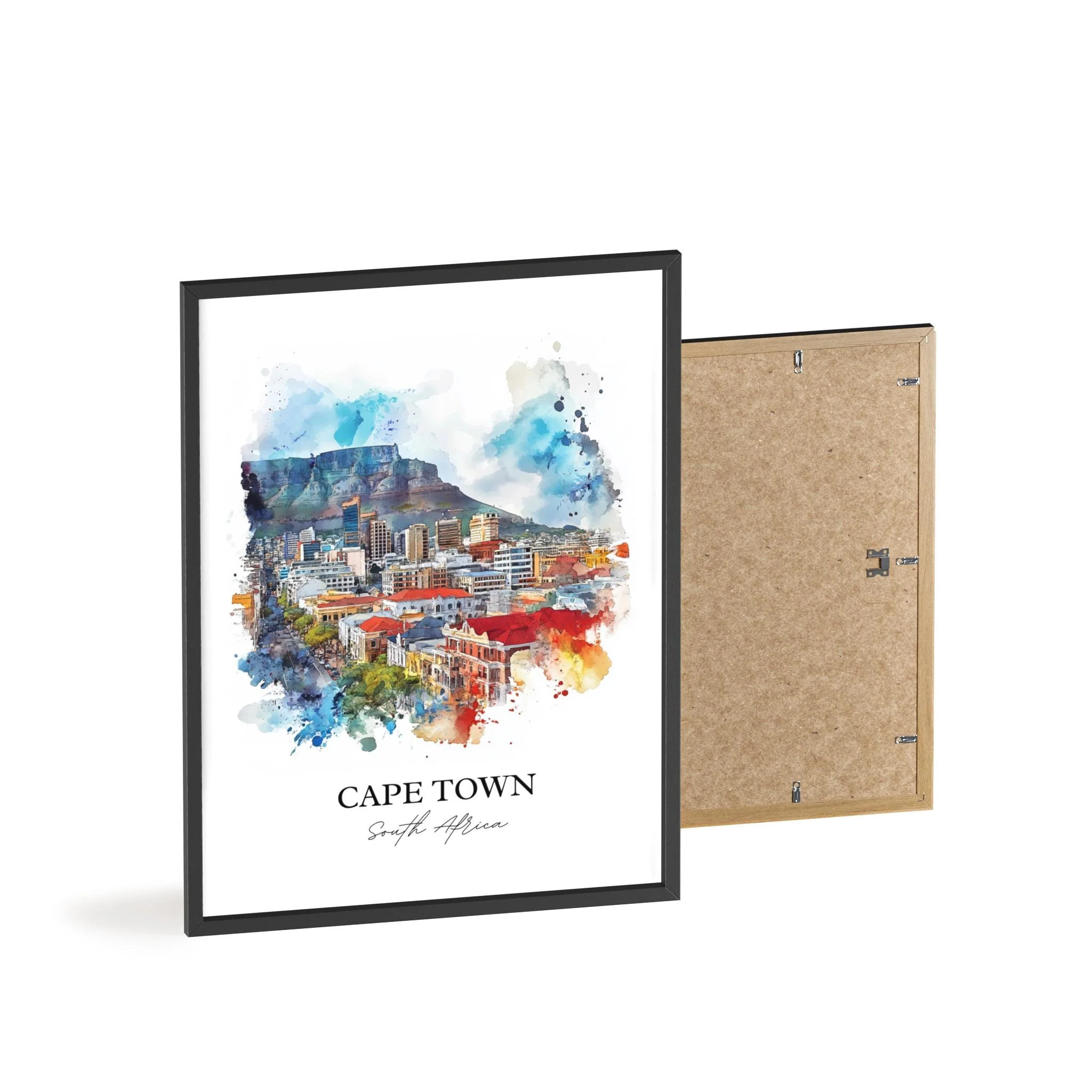 Cape Town, South Africa – Watercolor Art Print - Image 8