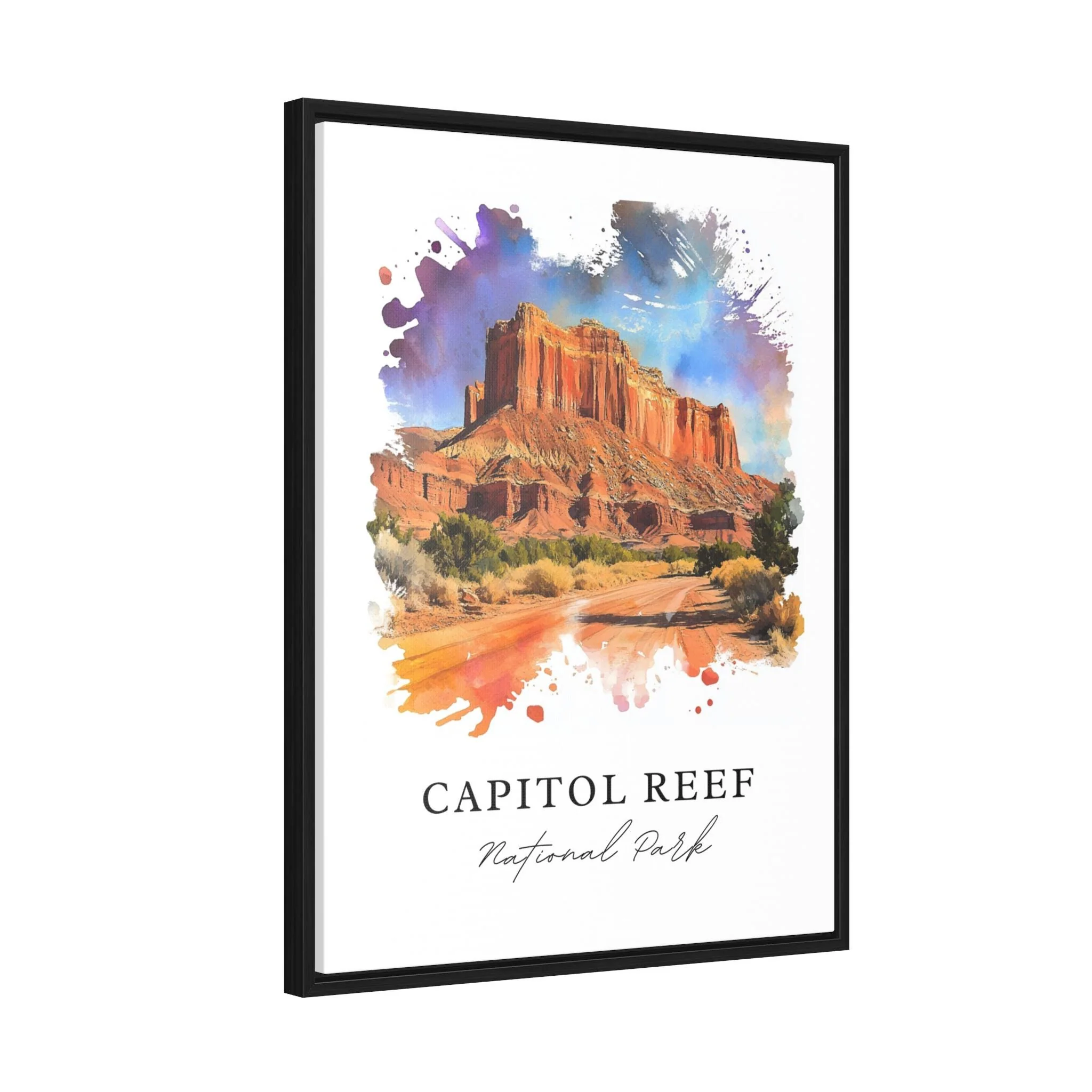 Capitol Reef, Utah, Utah – Watercolor Art Print - Image 6