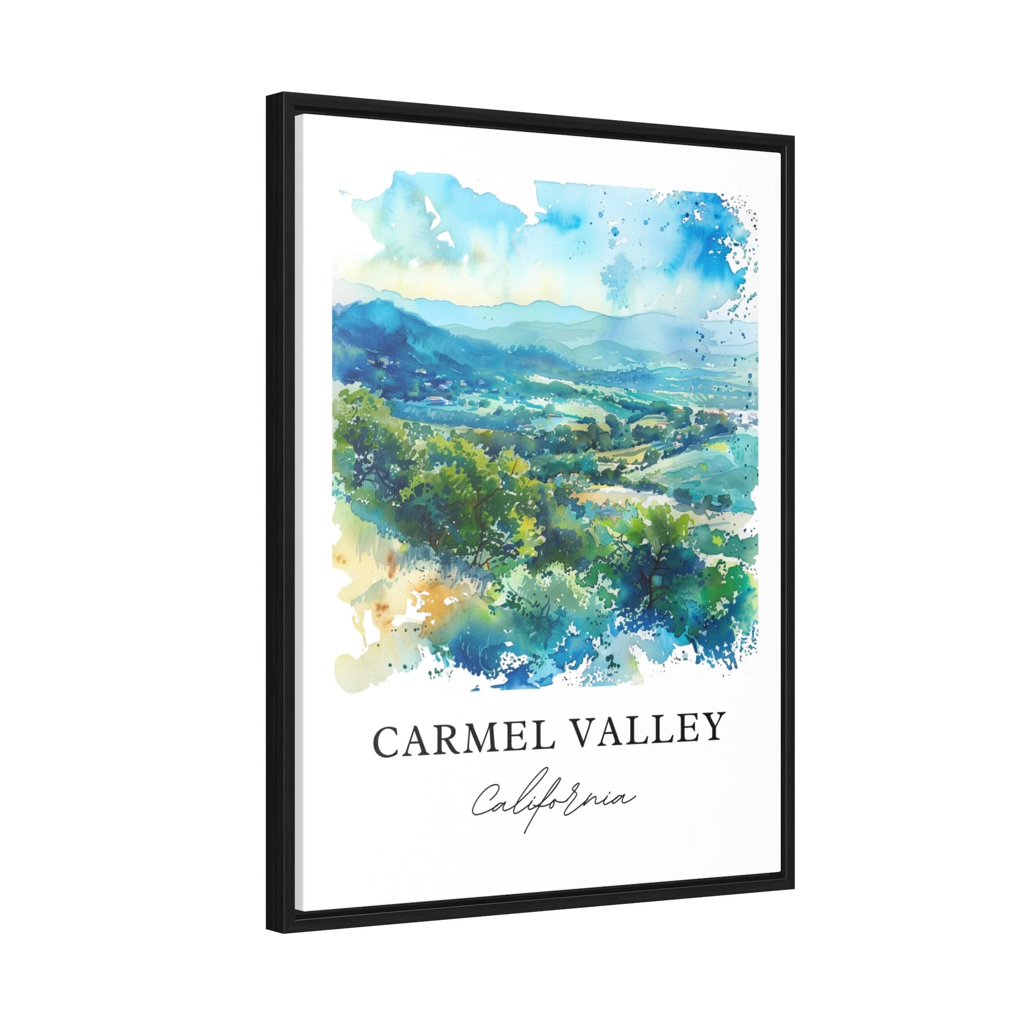 Carmel Valley, California – Watercolor Art Print - Image 6