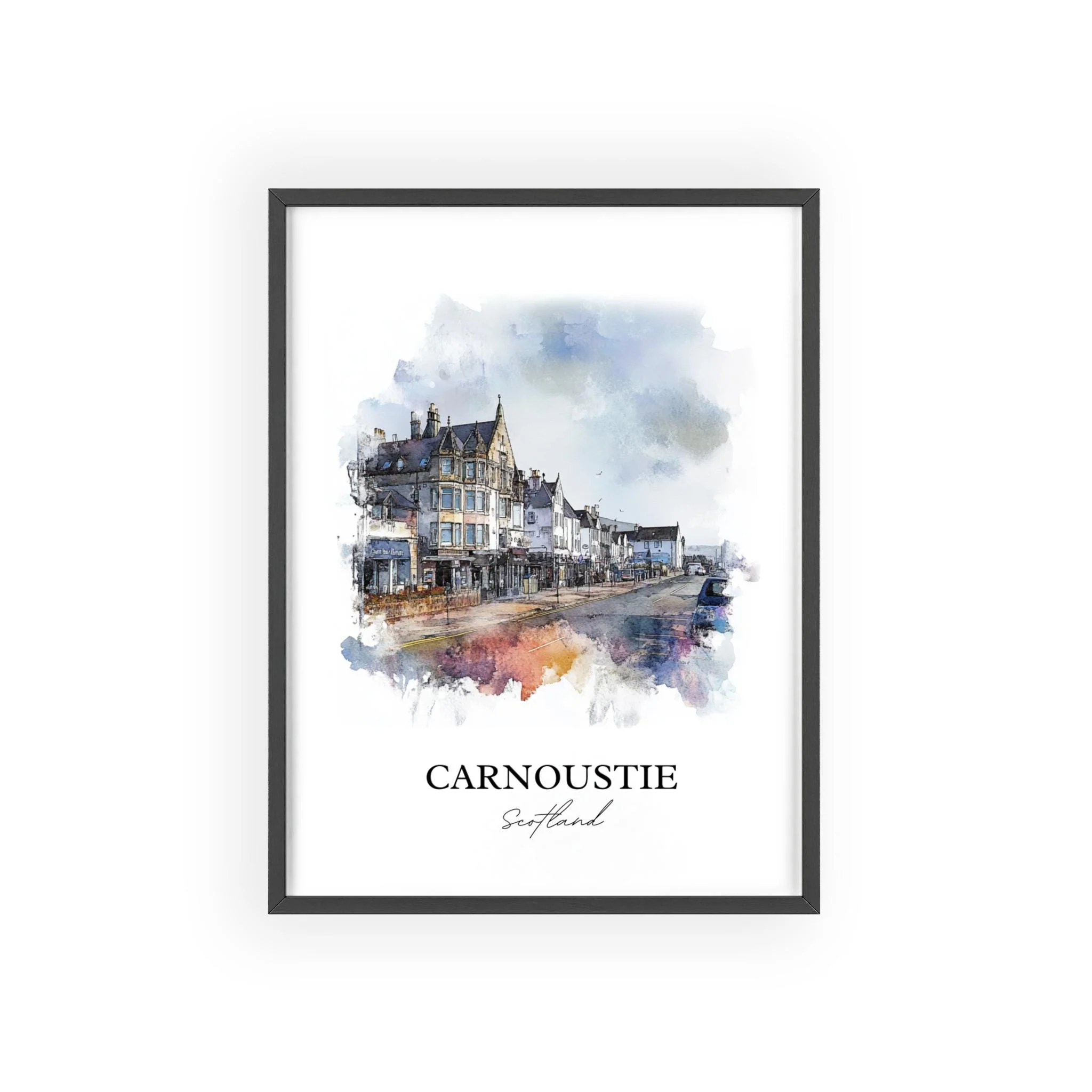 Carnoustie, Scotland – Watercolor Art Print - Image 7