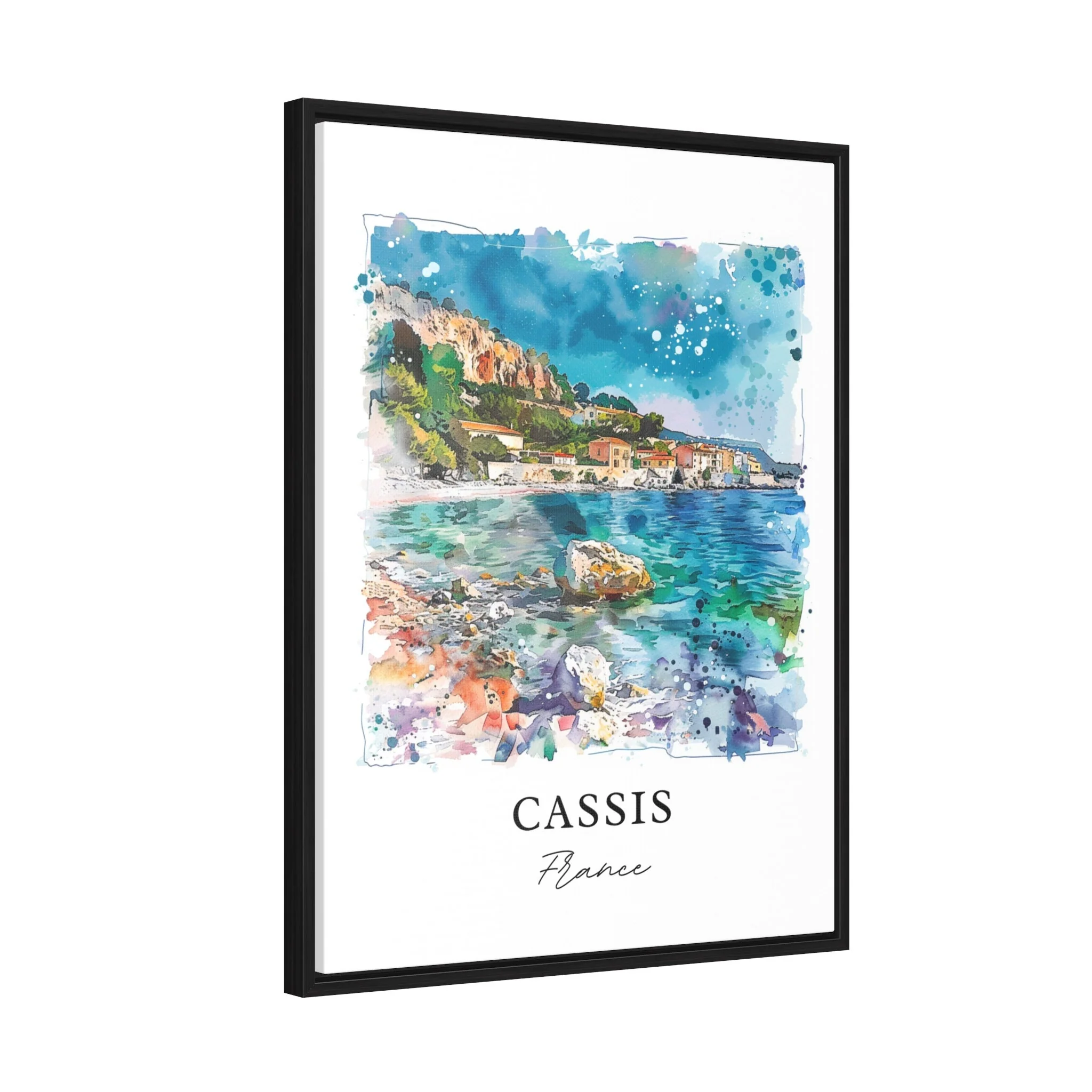 Cassis, France – Watercolor Art Print - Image 6