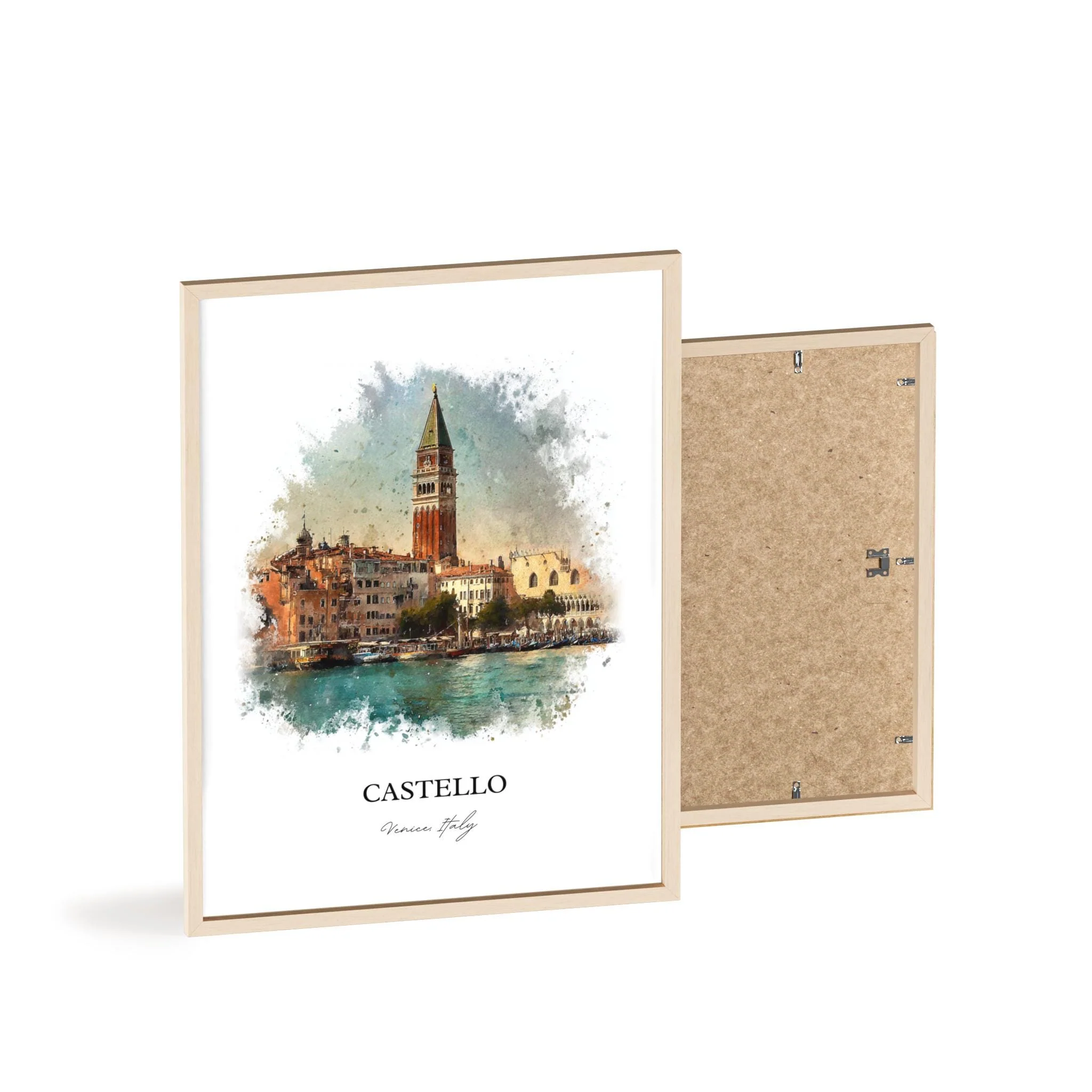 Castello Venice, Italy – Watercolor Art Print - Image 4