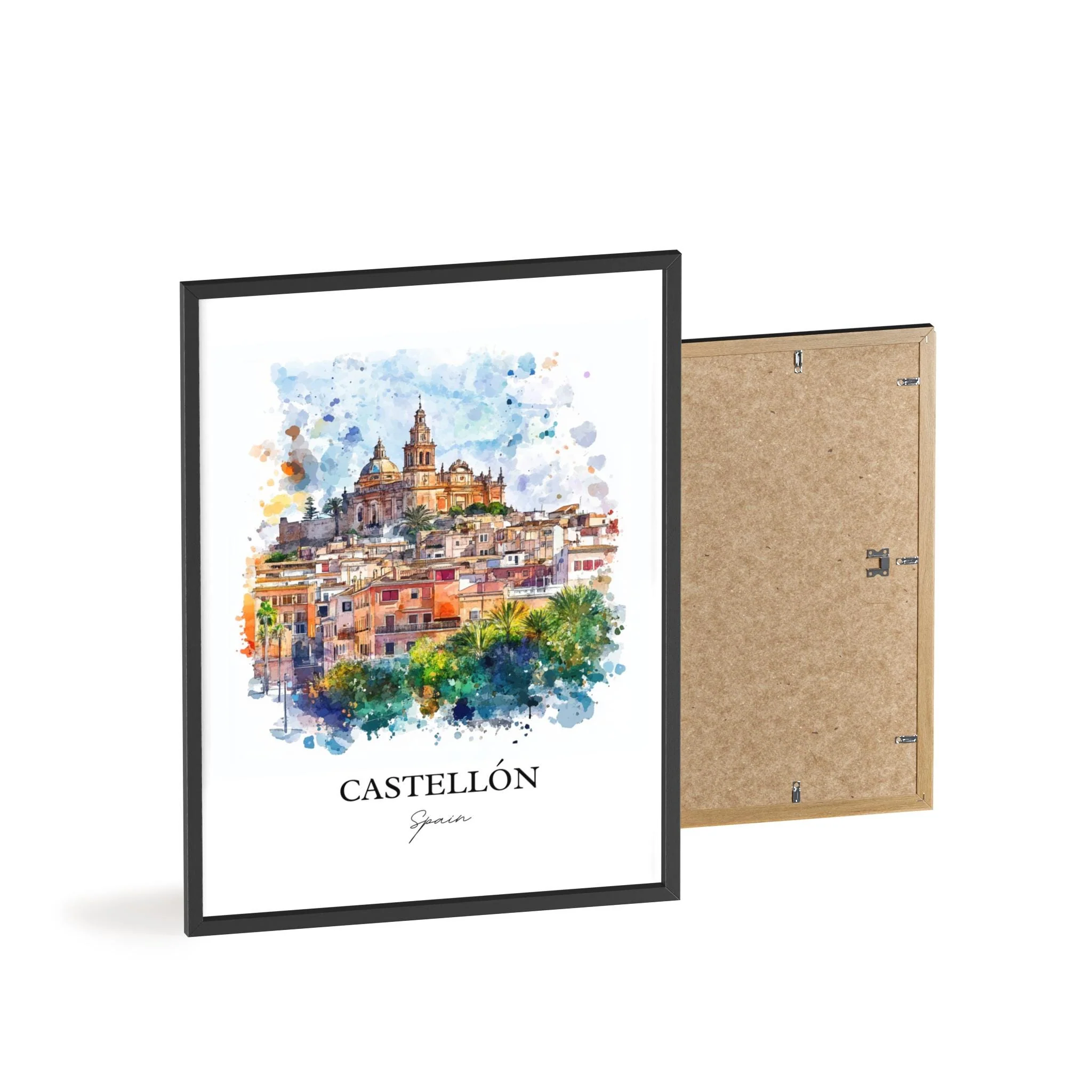 Castellón, Spain – Watercolor Art Print - Image 8