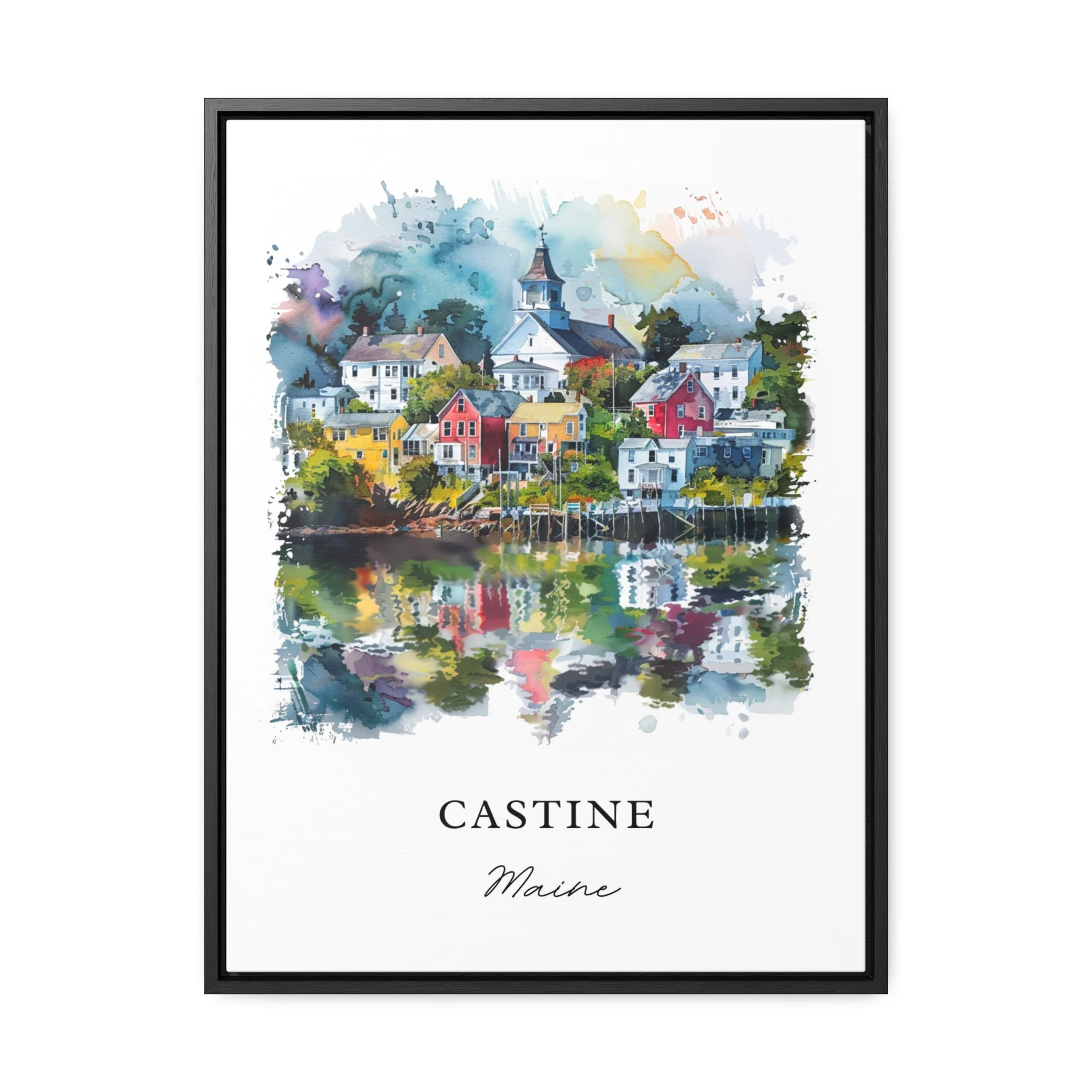 Castine, Maine – Watercolor Art Print - Image 5