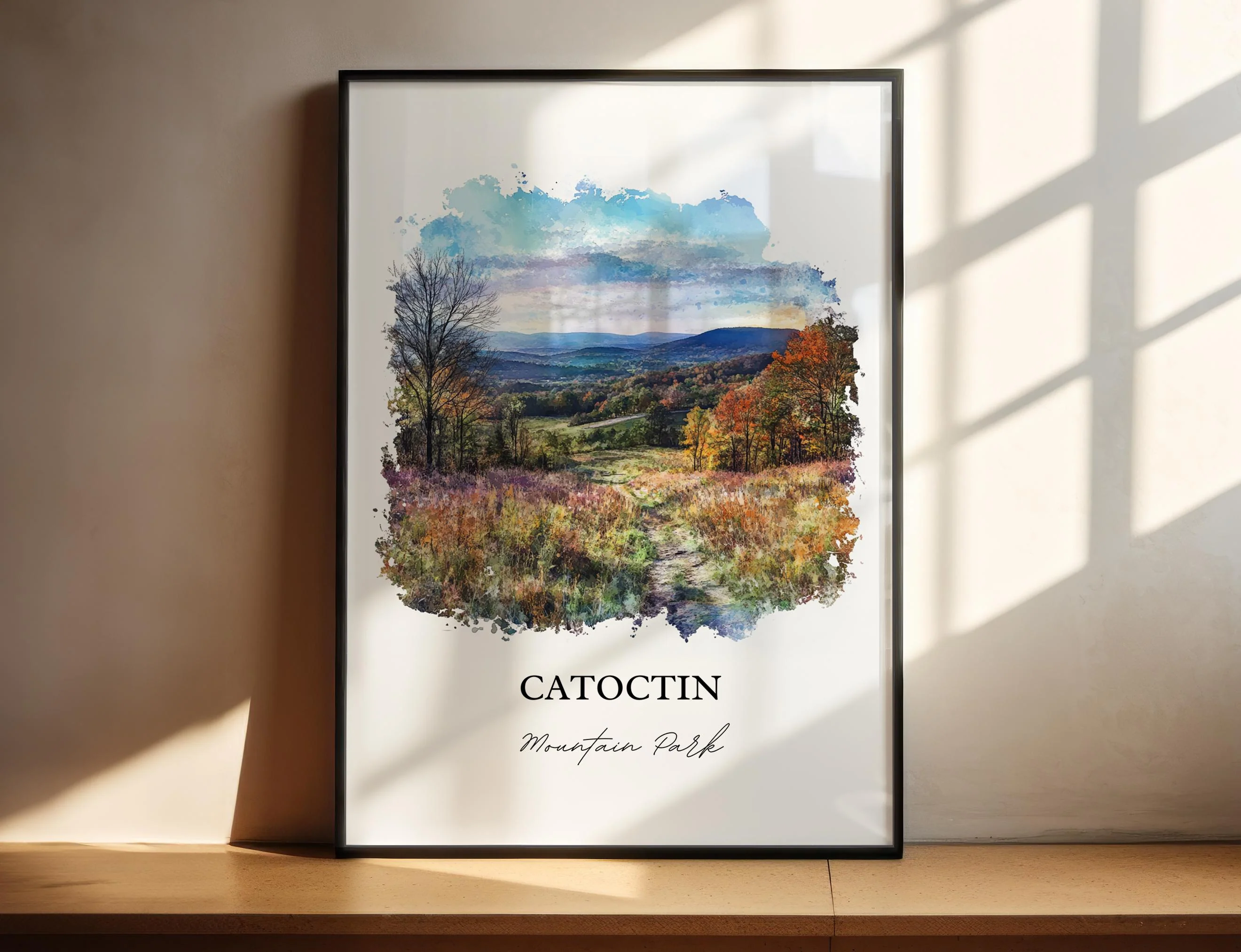 Catoctin National Park, USA – Watercolor Art Print