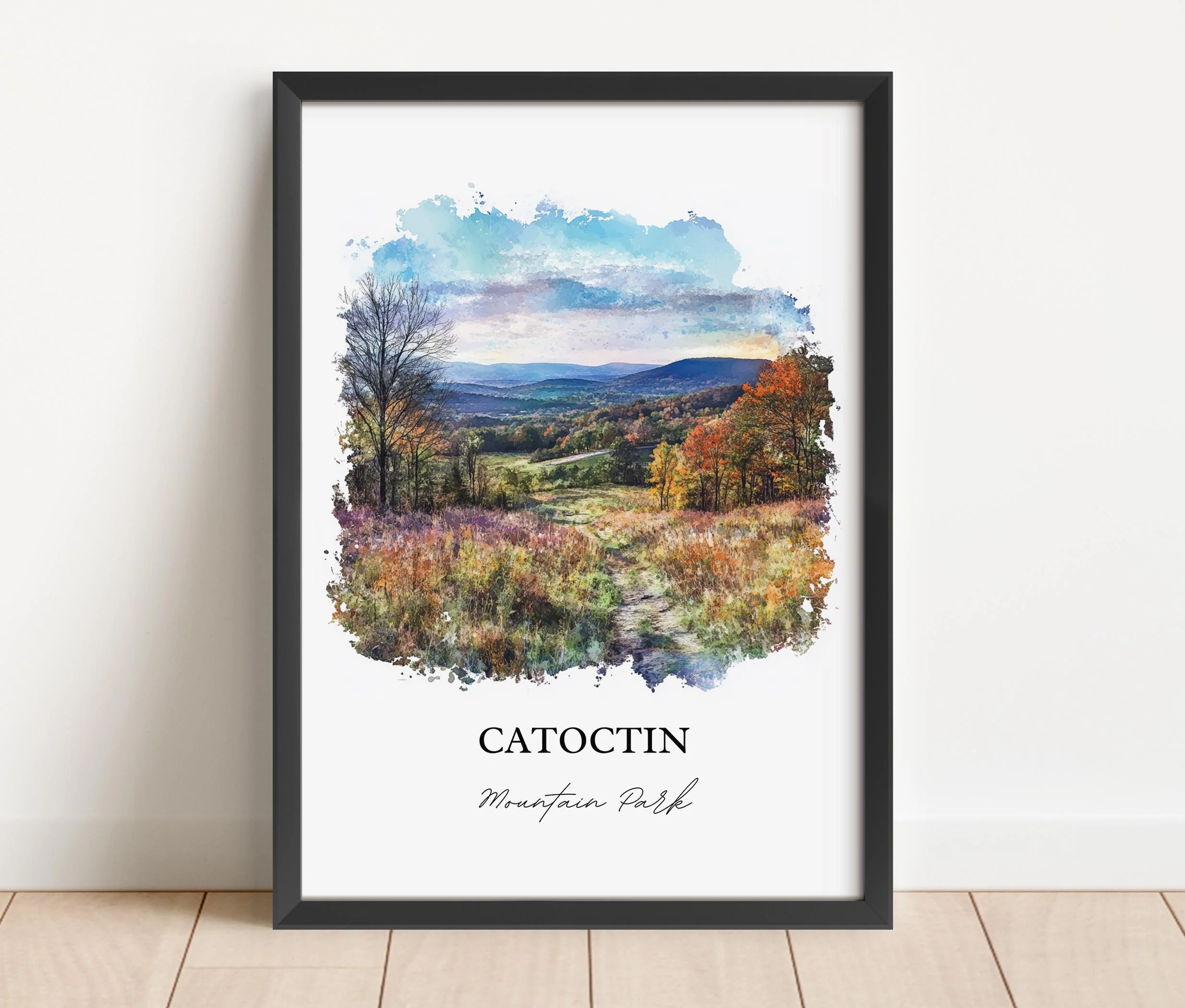 Catoctin National Park, USA – Watercolor Art Print - Image 5