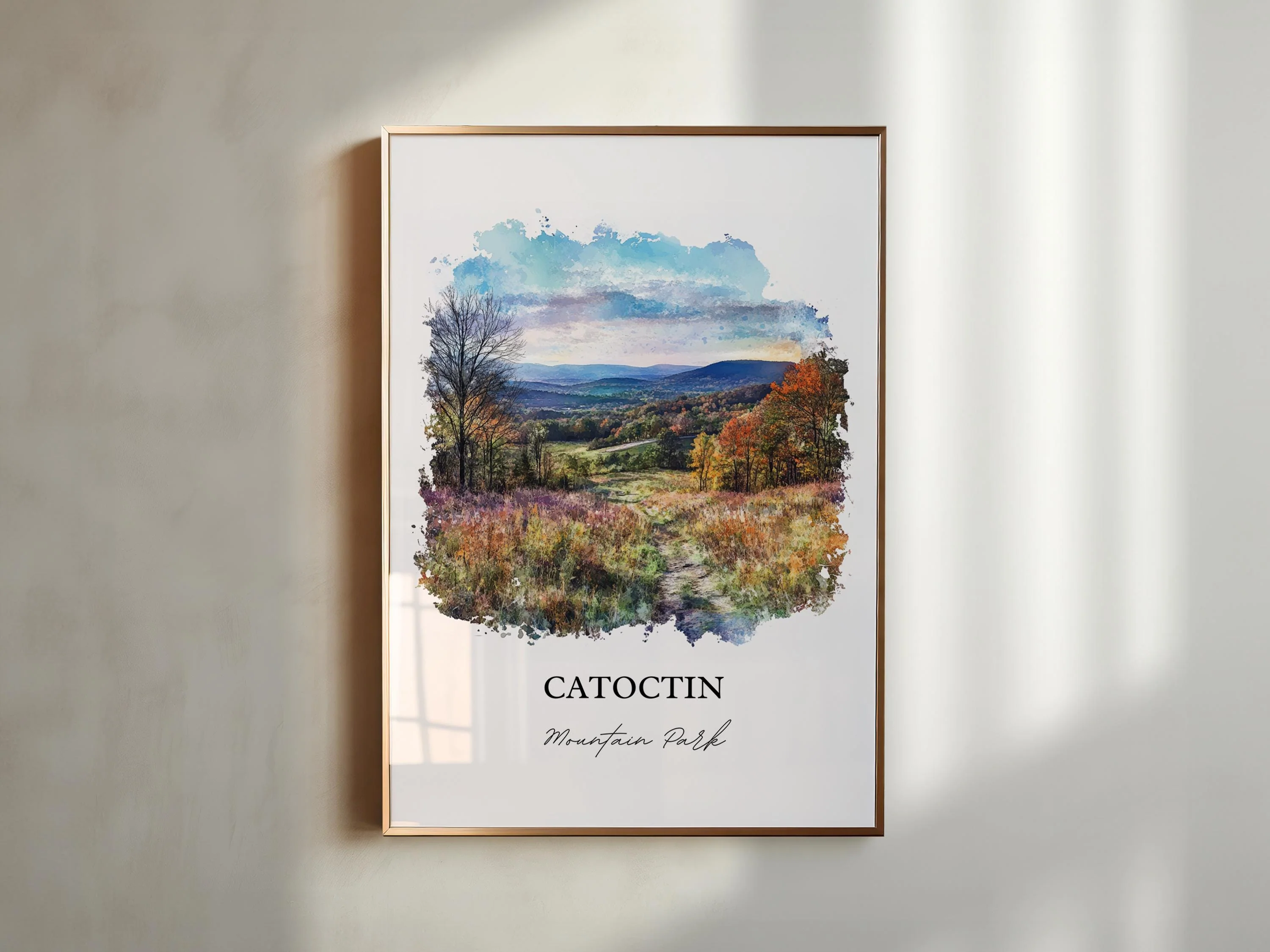 Catoctin National Park, USA – Watercolor Art Print - Image 6