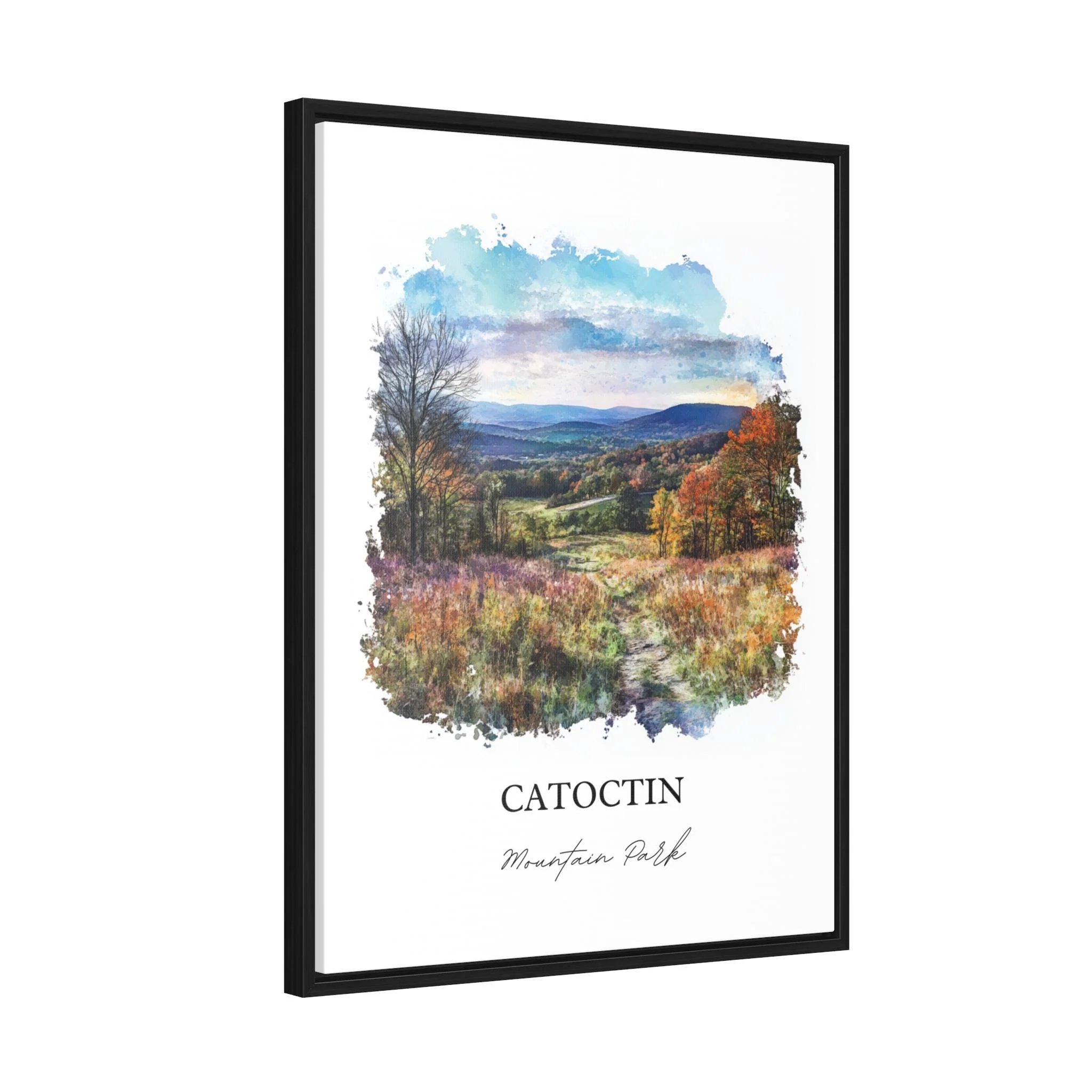 Catoctin National Park, USA – Watercolor Art Print - Image 8