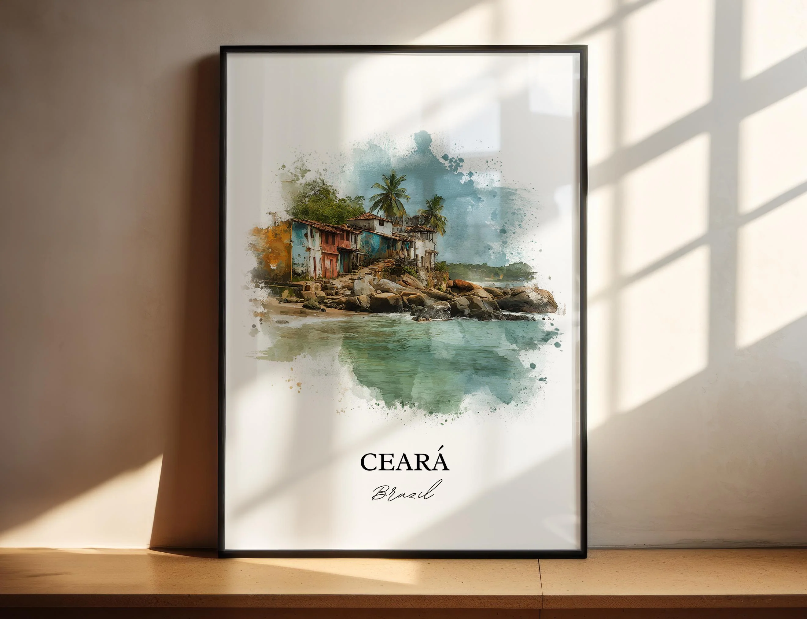 Ceará, Brazil – Watercolor Art Print
