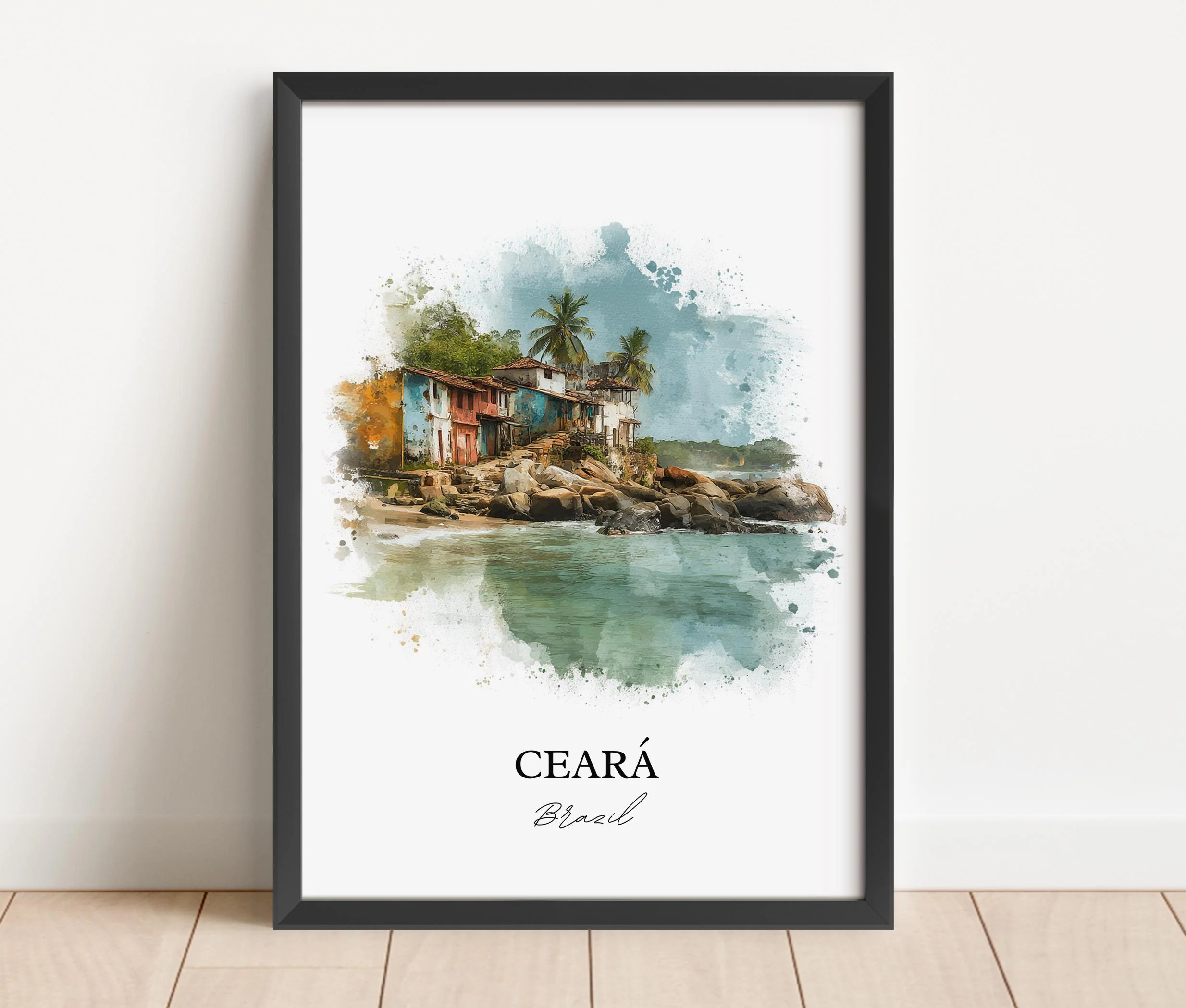 Ceará, Brazil – Watercolor Art Print - Image 4