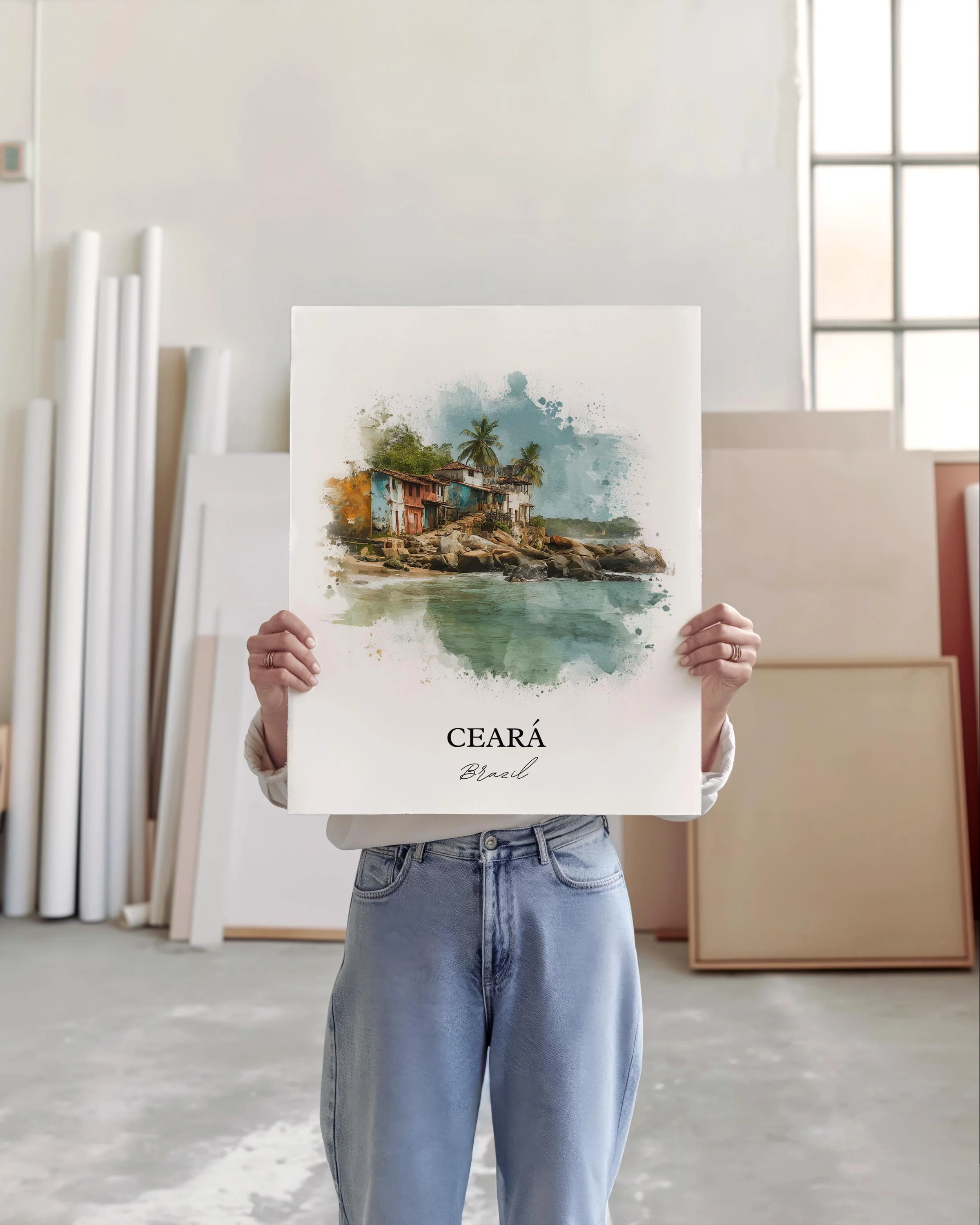 Ceará, Brazil – Watercolor Art Print - Image 5
