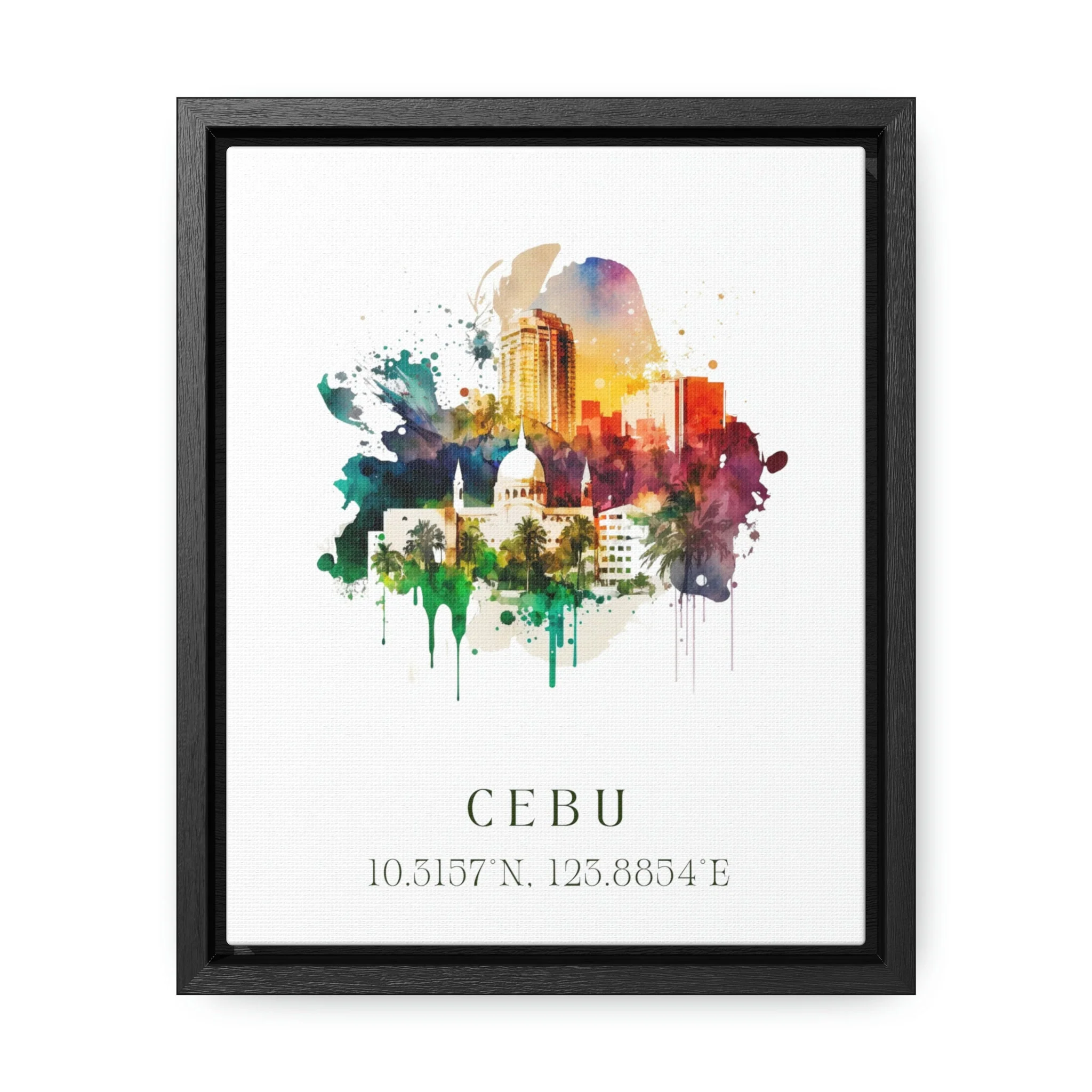 Cebu, Philippines – Watercolor Art Print - Image 5