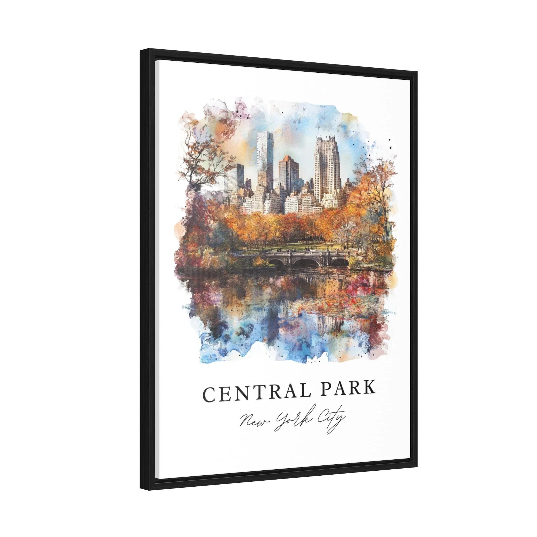 Central Park, New York – Watercolor Art Print - Image 7