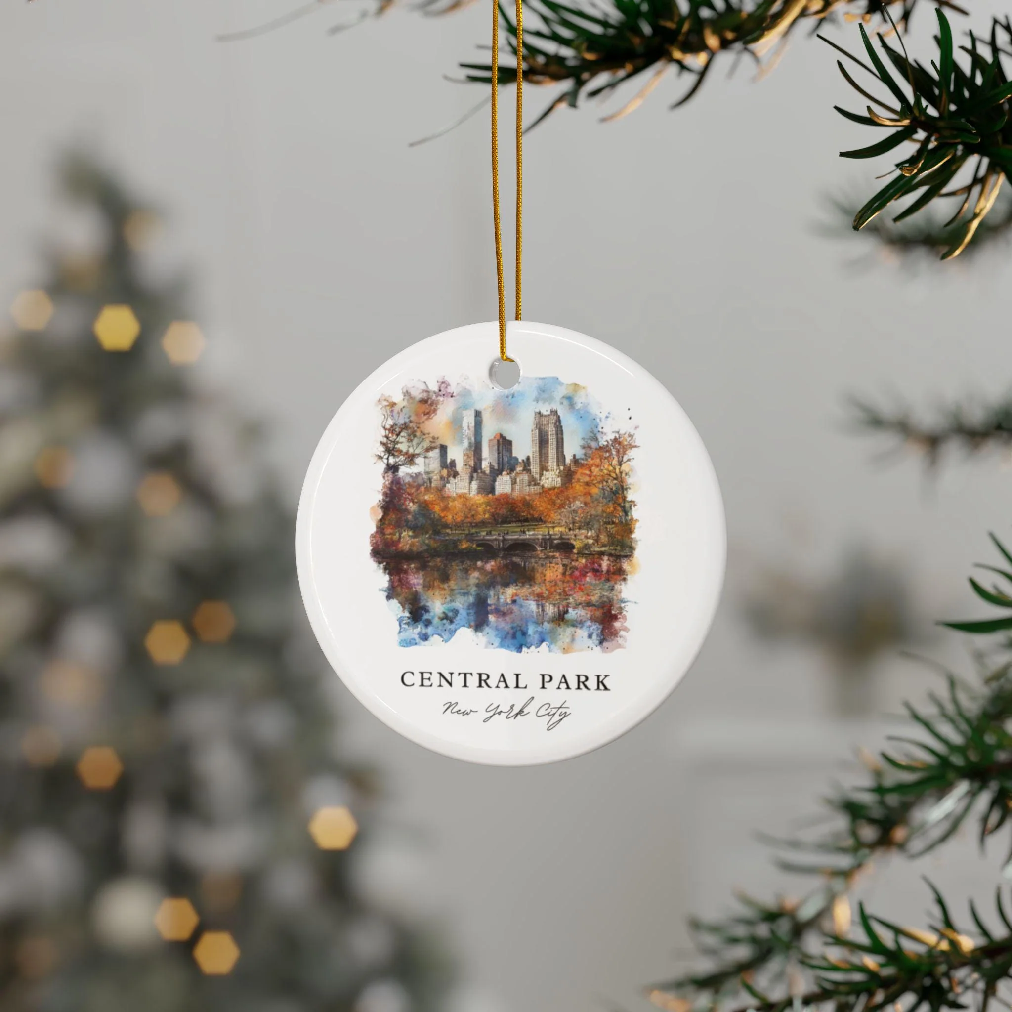 Central Park NYC Ornament: Unique Central Park Souvenir, Central Park Decor, and Central Park NYC Gift - Image 3