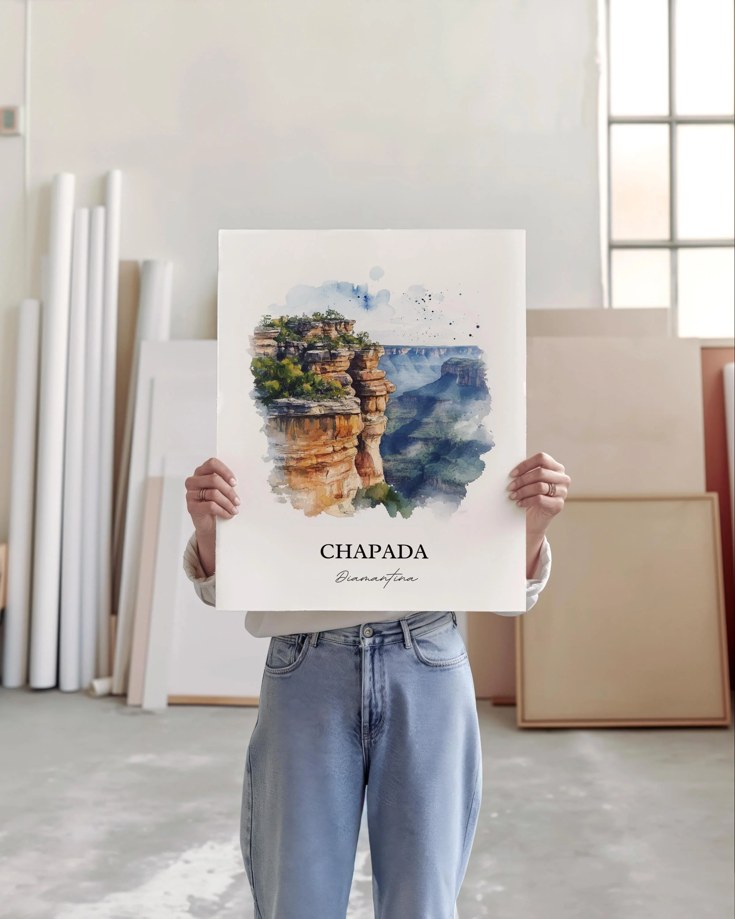 Chapada Diamantina, Brazil – Watercolor Art Print - Image 3