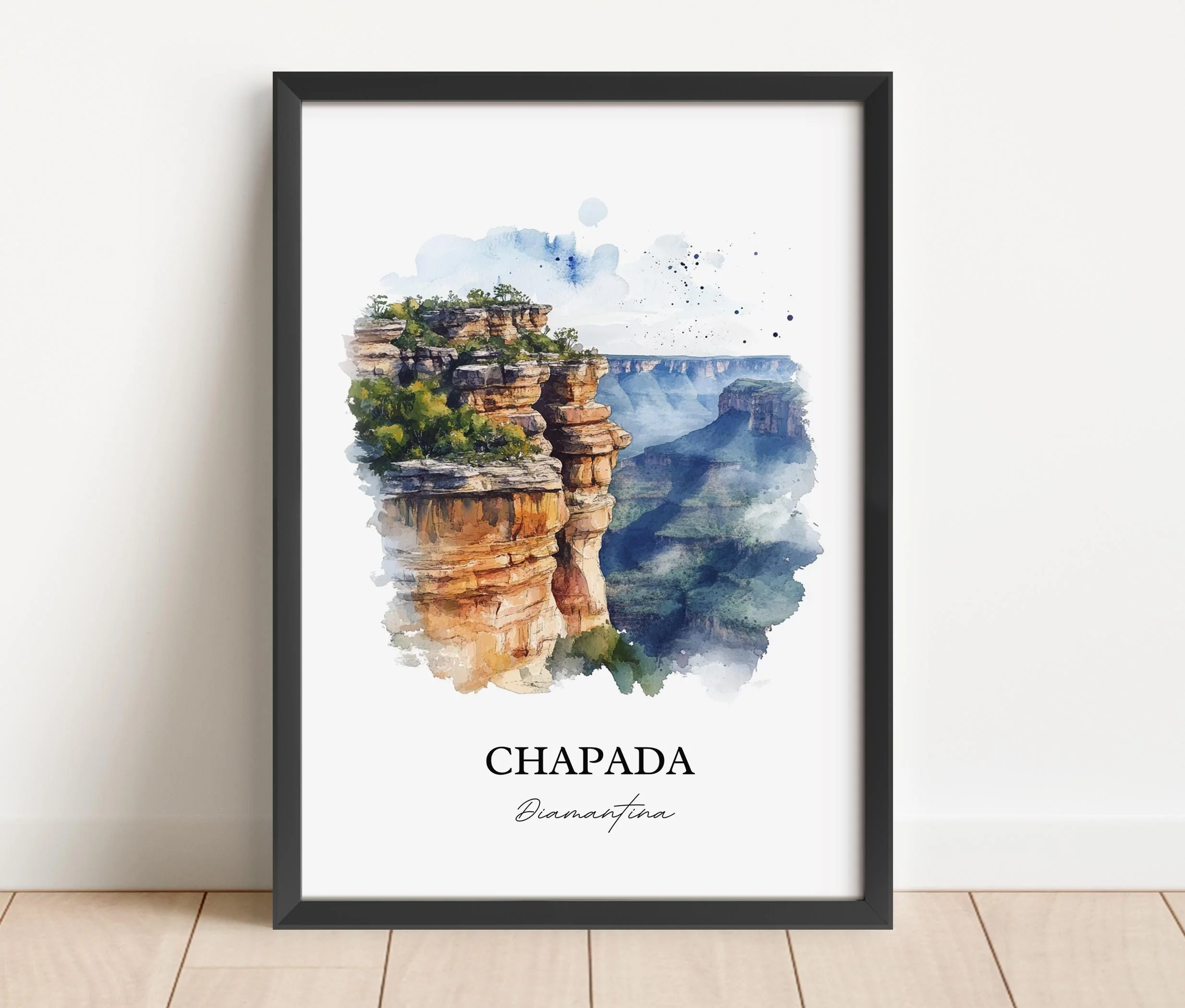 Chapada Diamantina, Brazil – Watercolor Art Print - Image 5