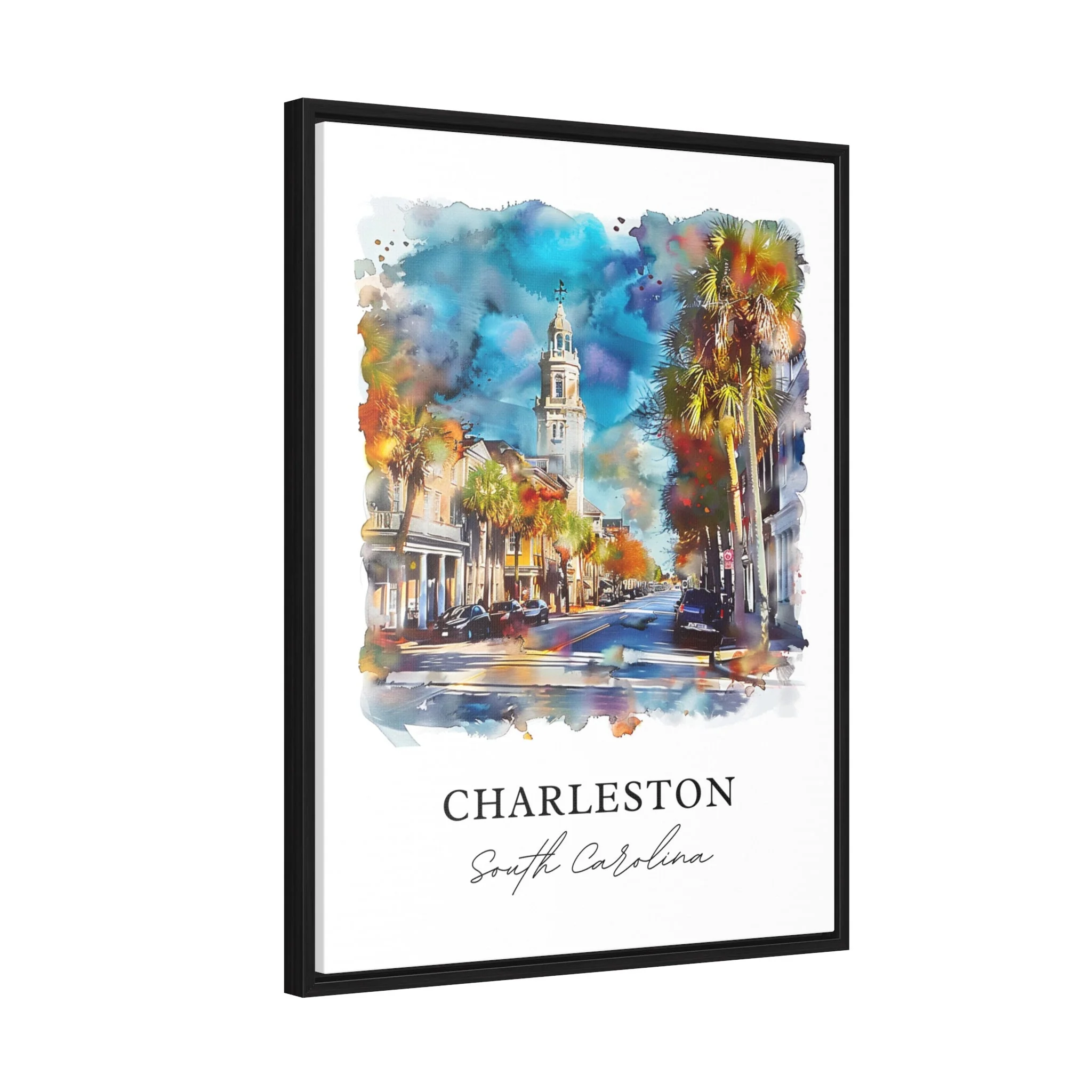 Charleston, South Carolina – Watercolor Art Print - Image 6