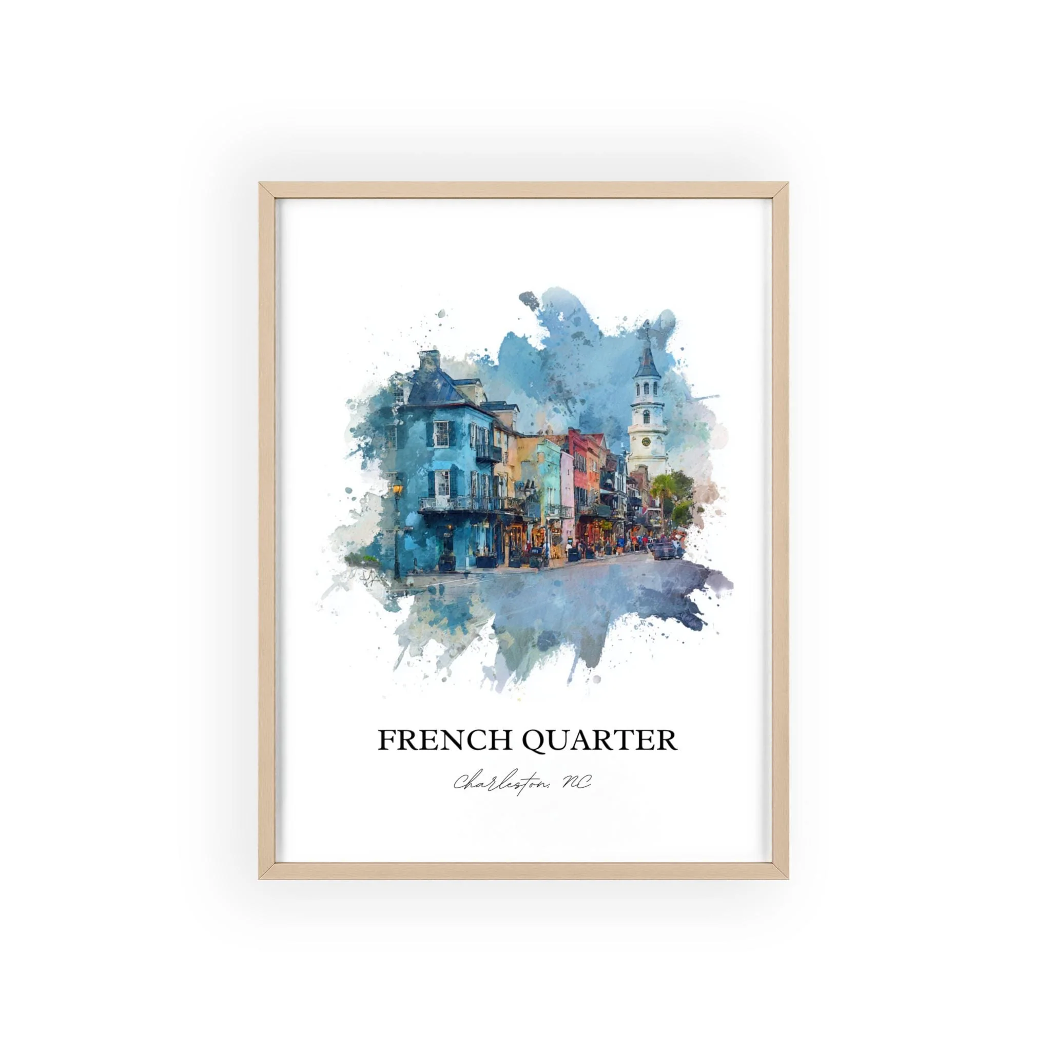 Charleston, SC, USA – Watercolor Art Print - Image 10