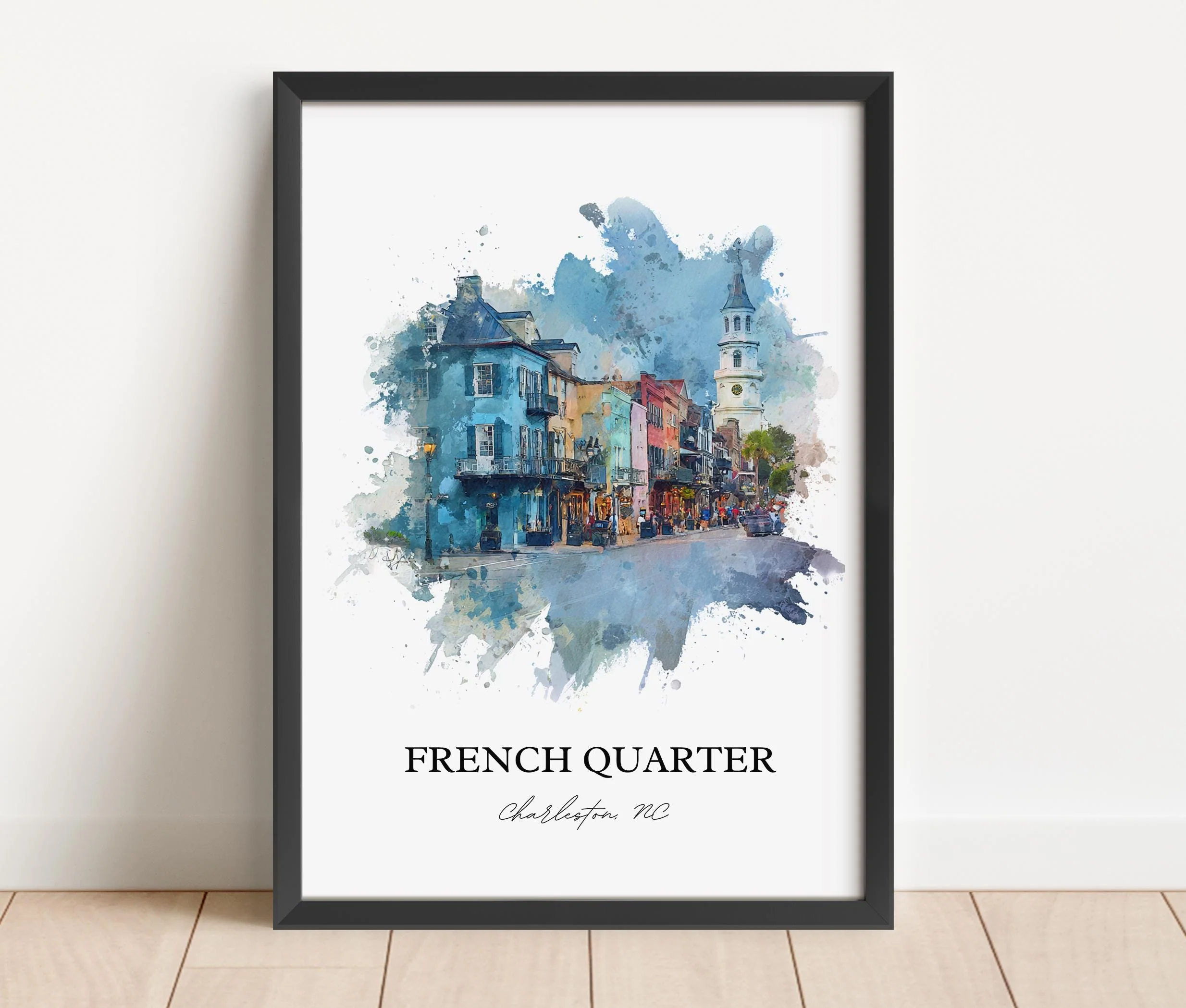 Charleston, SC, USA – Watercolor Art Print - Image 4