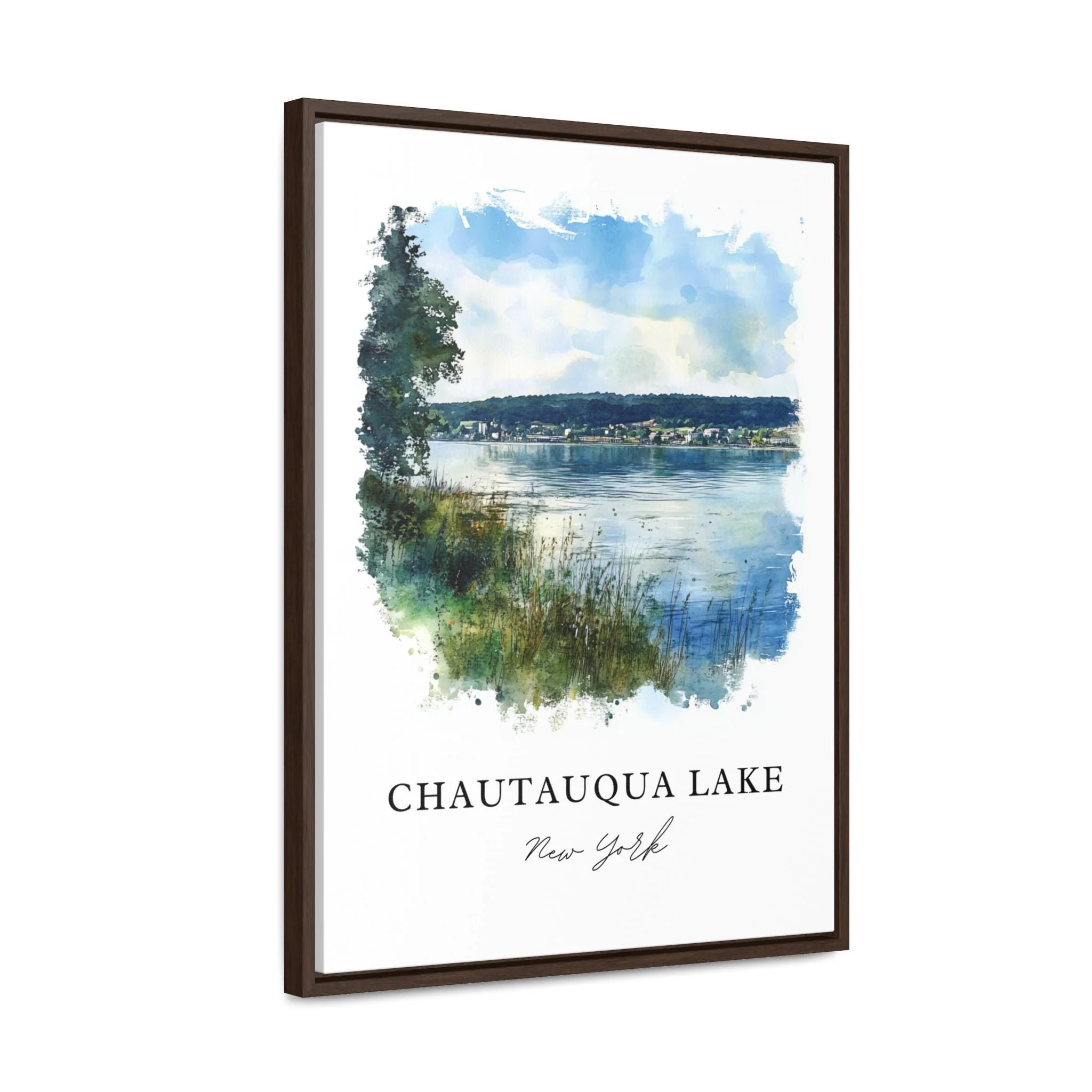 Chautauqua Lake, USA – Watercolor Art Print - Image 7