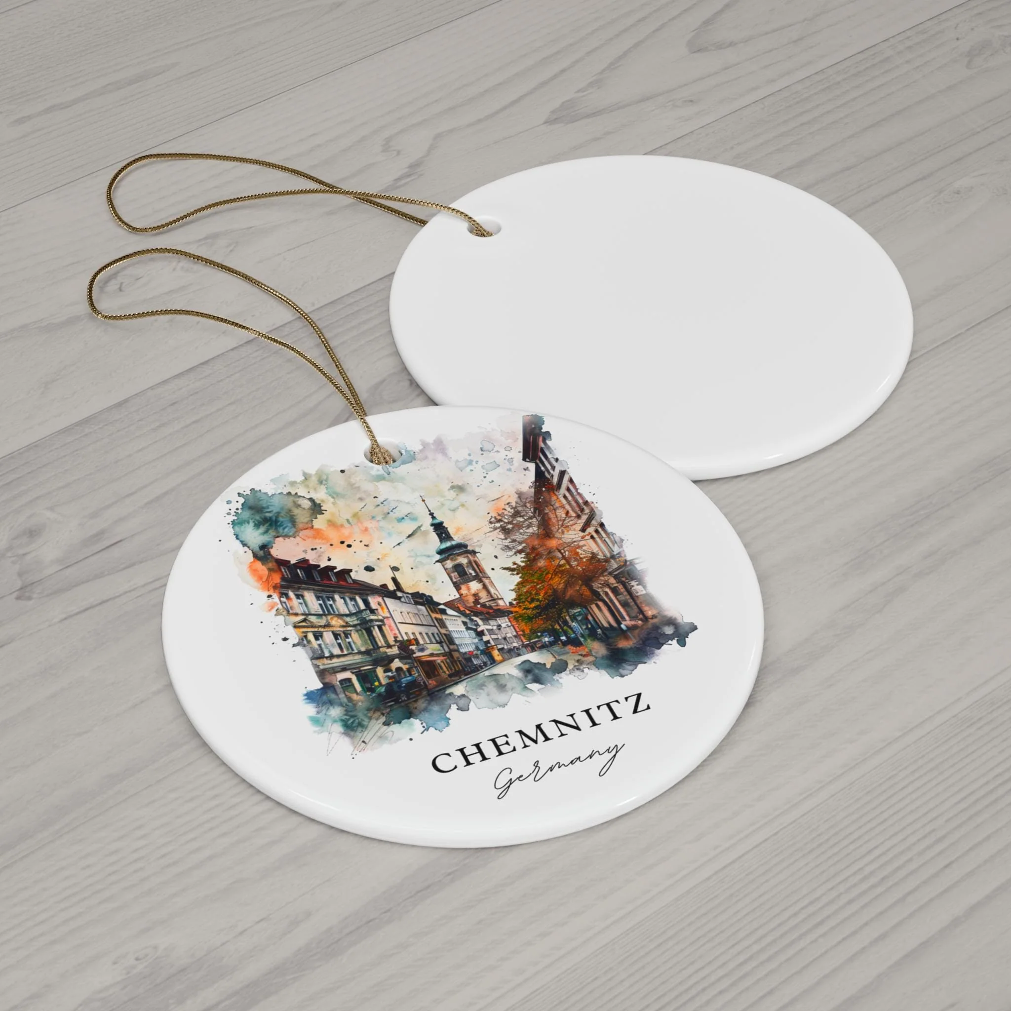 Chemnitz Ornament: Unique Chemnitz Souvenir, Chemnitz Xmas Decor, and Authentic Chemnitz Germany Christmas Gift - Image 2