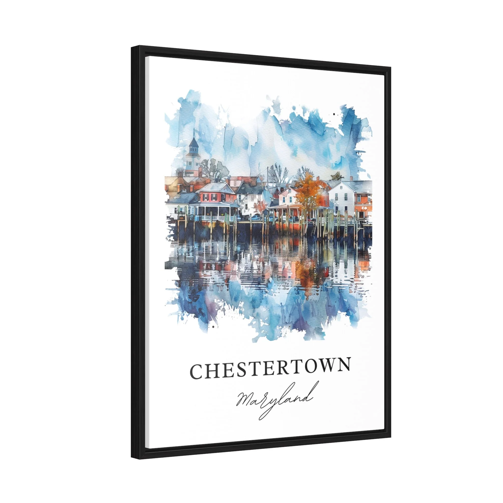 Chestertown, Maryland – Watercolor Art Print - Image 6