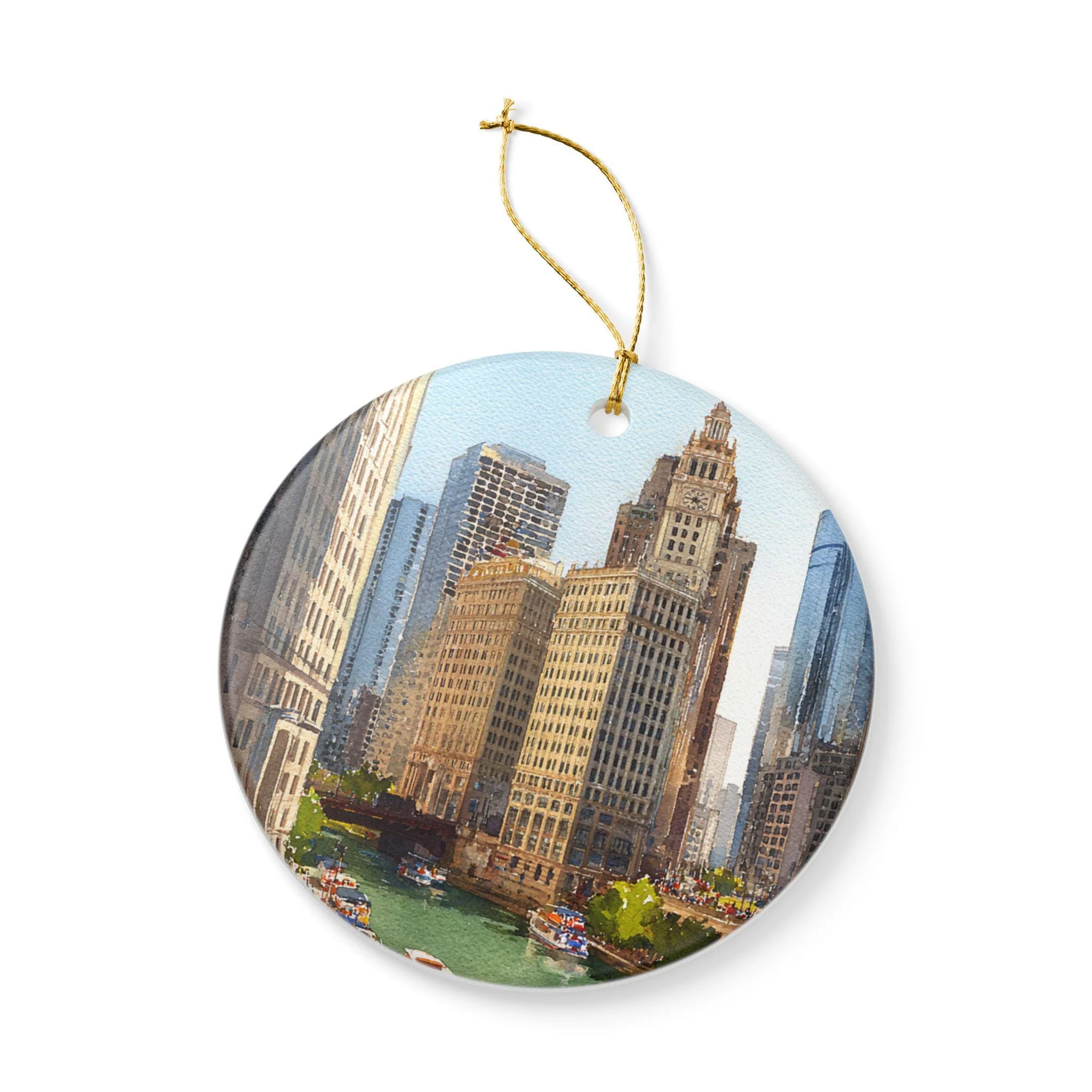 Chicago IL Ornament: Unique Chicago Souvenir, Chicago IL Xmas Decor, and Authentic Chicago Illinois Gift - Image 4