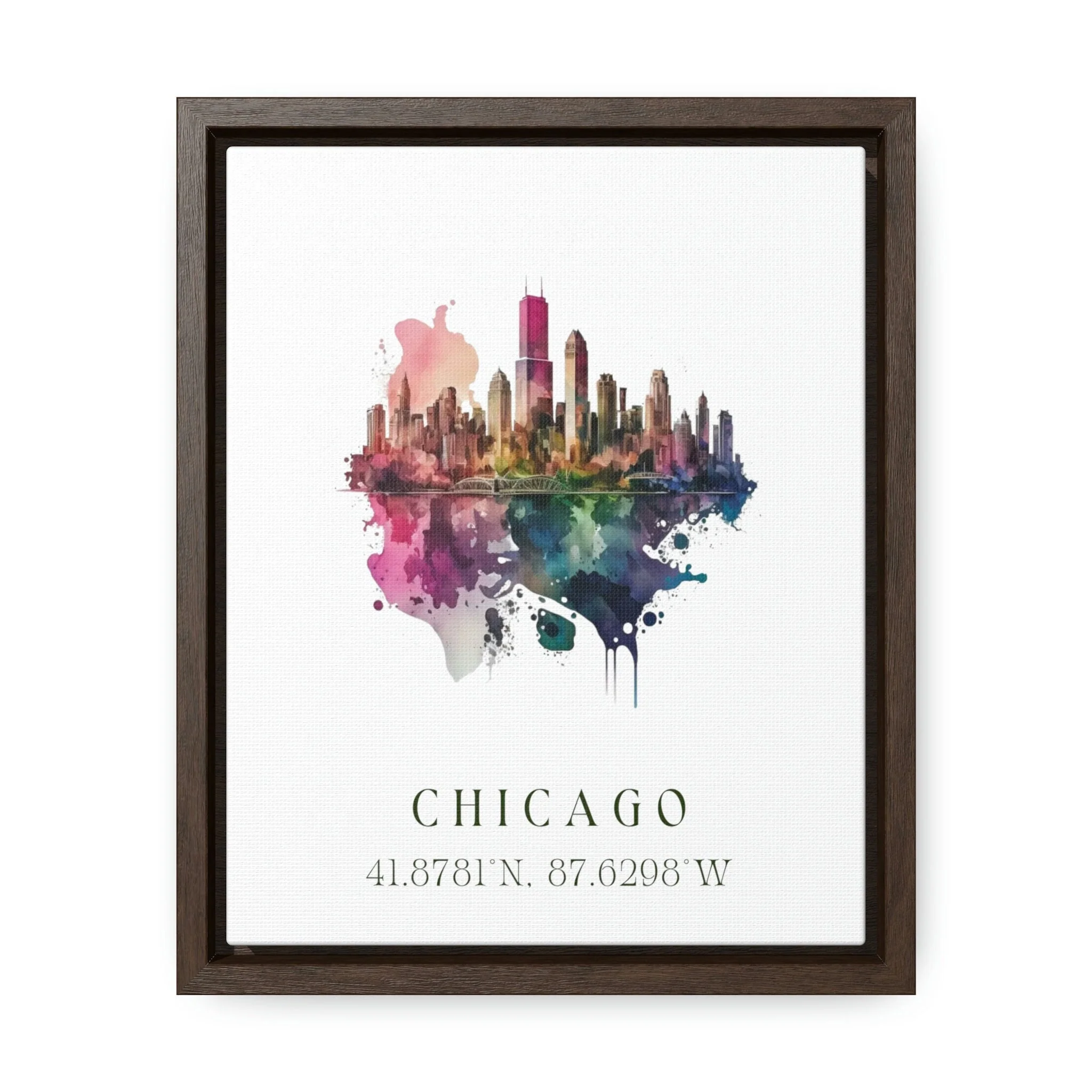 Chicago, Illinois – Watercolor Art Print - Image 5