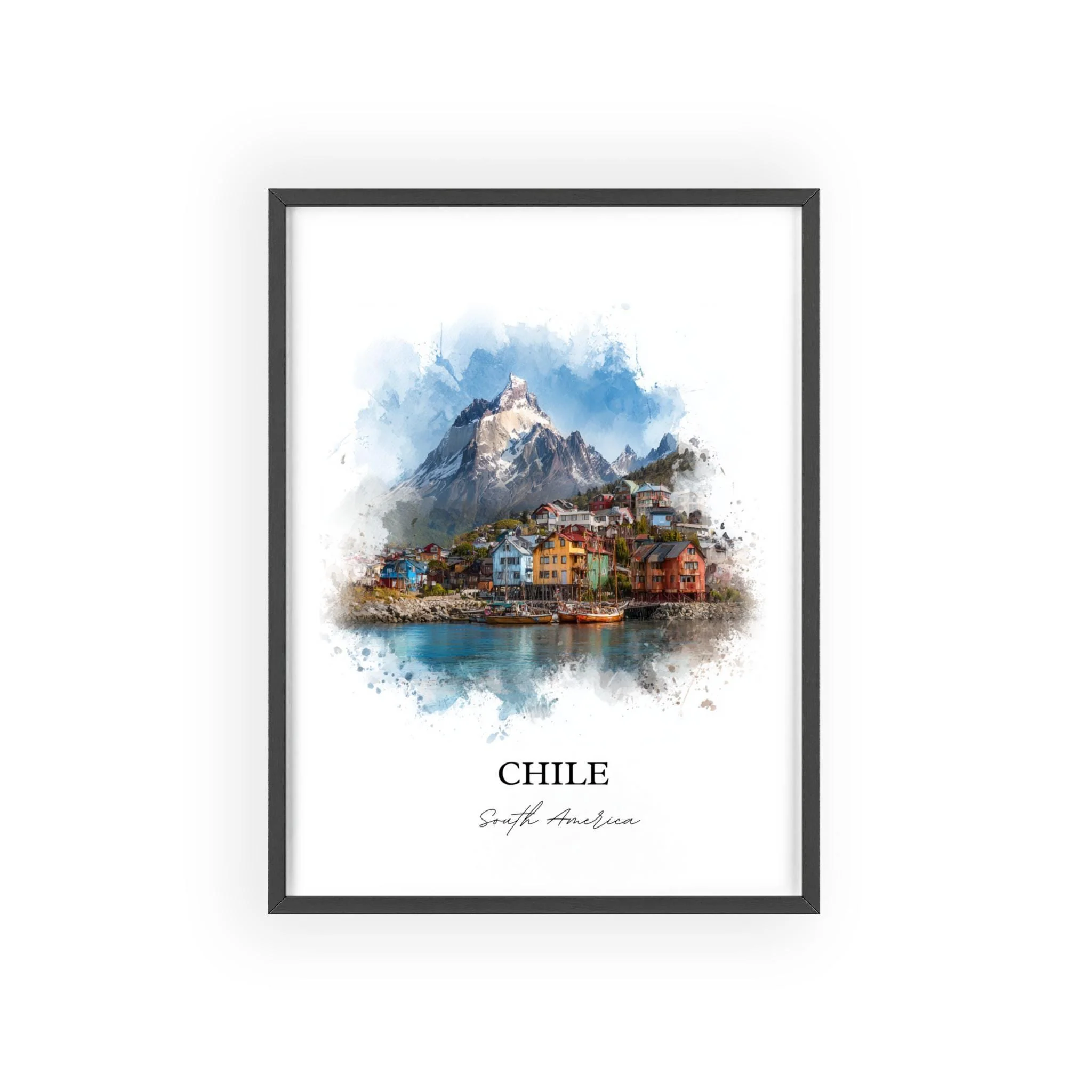 Chile, Chile – Watercolor Art Print - Image 7