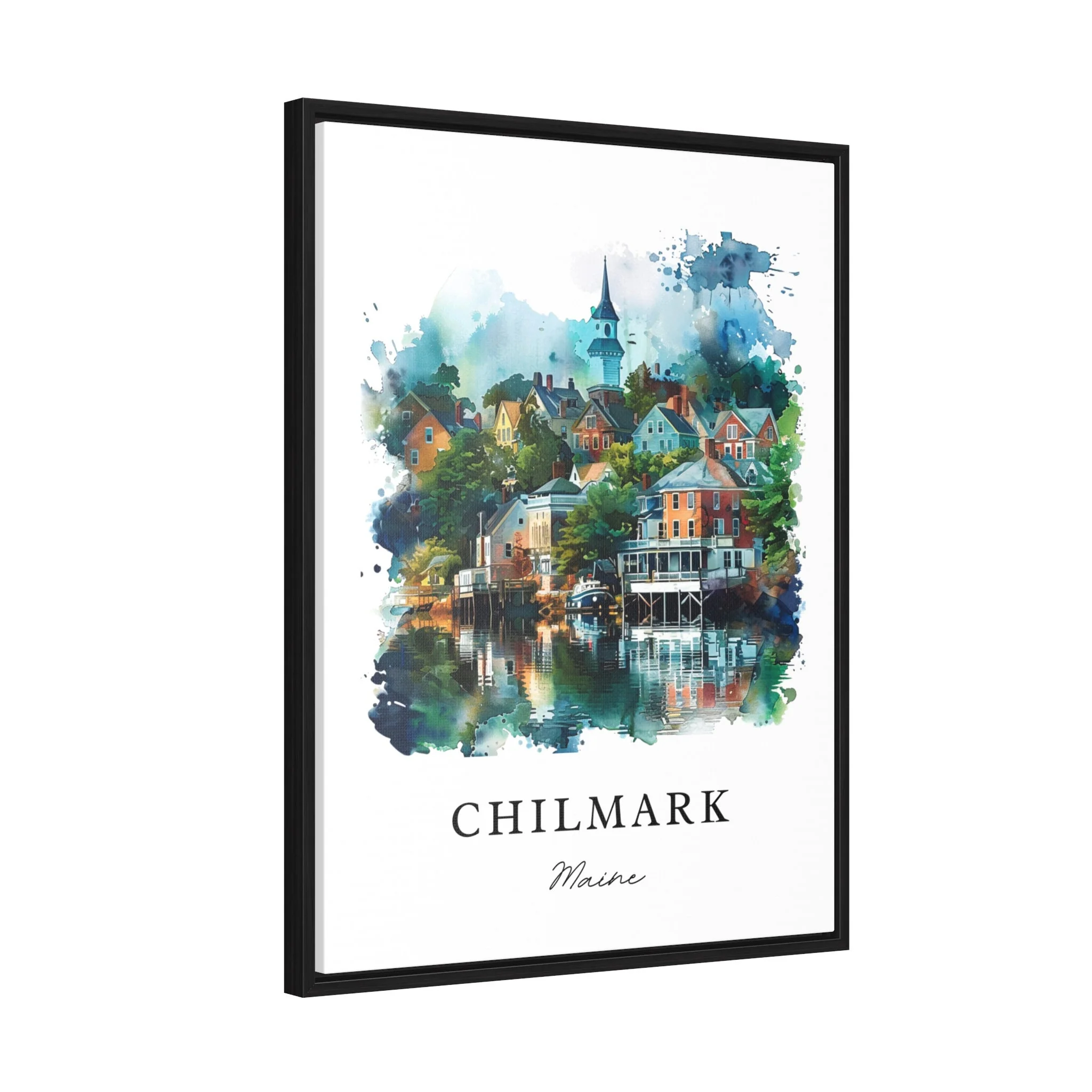 Chilmark, MA, USA – Watercolor Art Print - Image 6