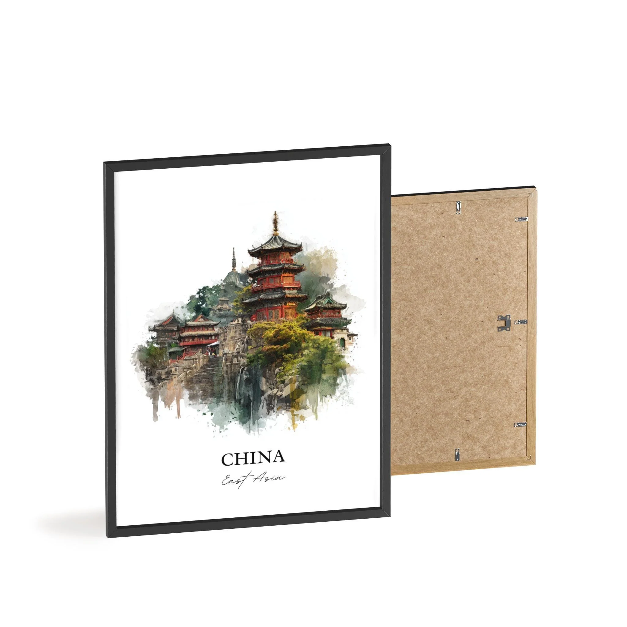 China, China – Watercolor Art Print - Image 8