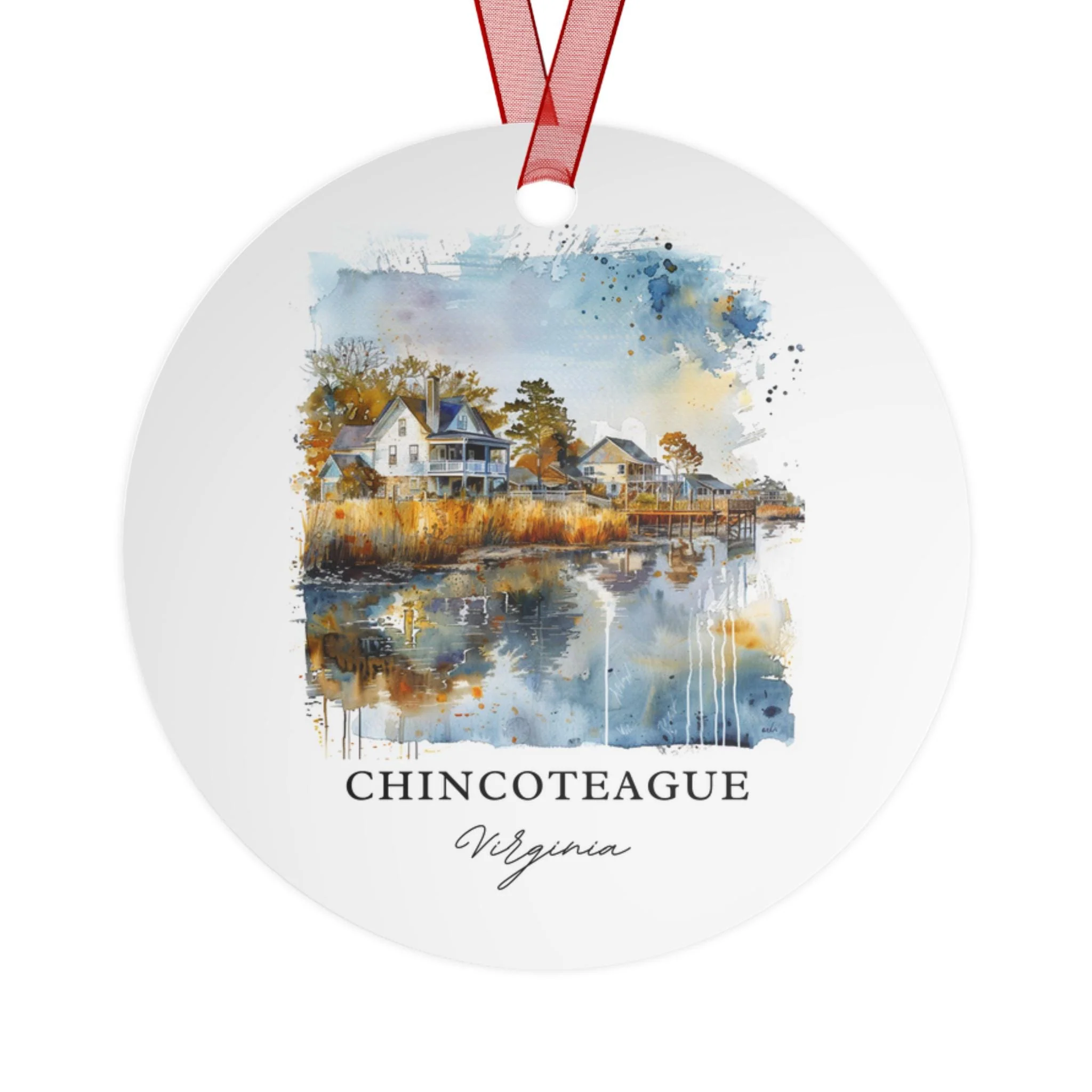 Chincoteague VA Ornament: Unique Chincoteague Souvenir, Chincoteague Xmas Decor, and Authentic Chincoteague VA Gift - Image 2