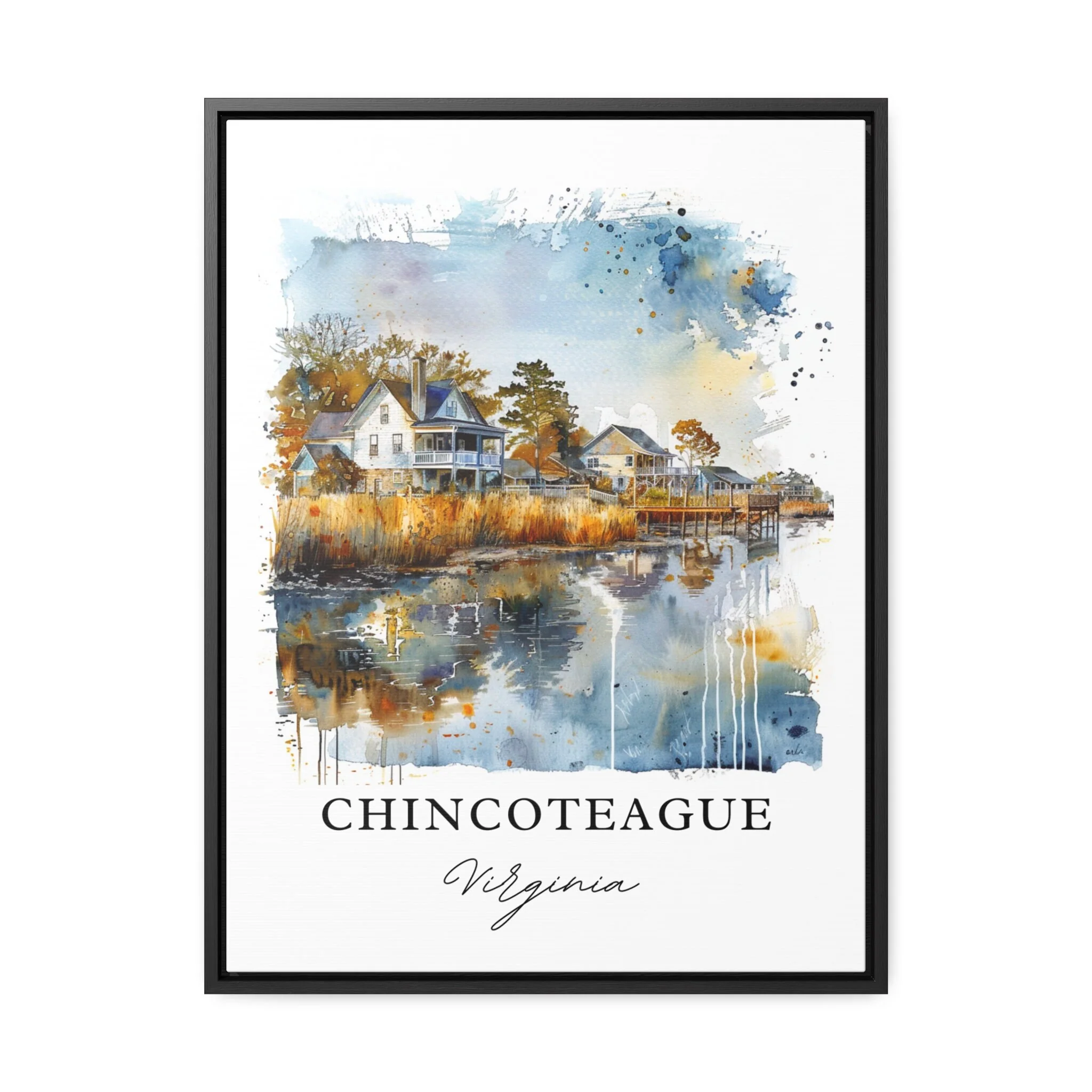 Chincoteague, USA – Watercolor Art Print - Image 5