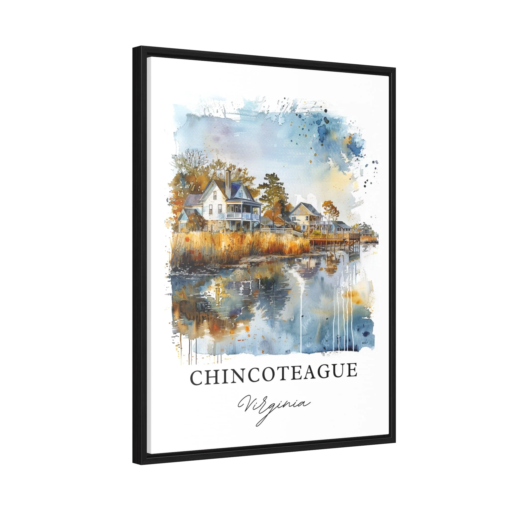 Chincoteague, USA – Watercolor Art Print - Image 6