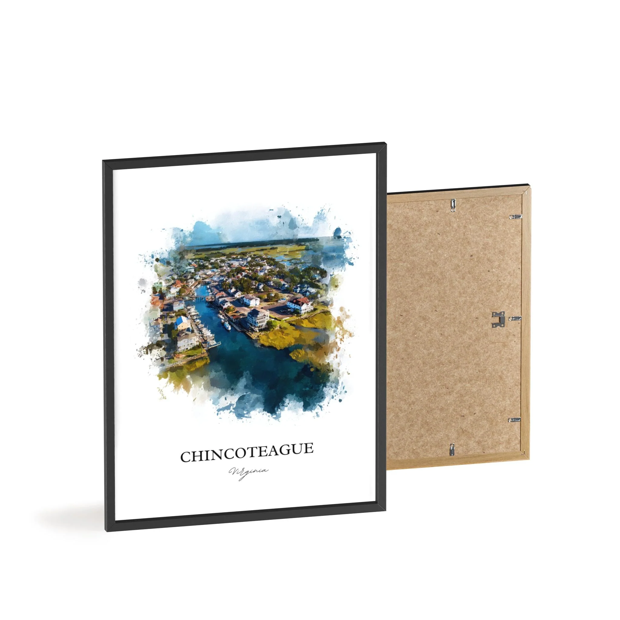 Chincoteague, Virginia – Watercolor Art Print - Image 10