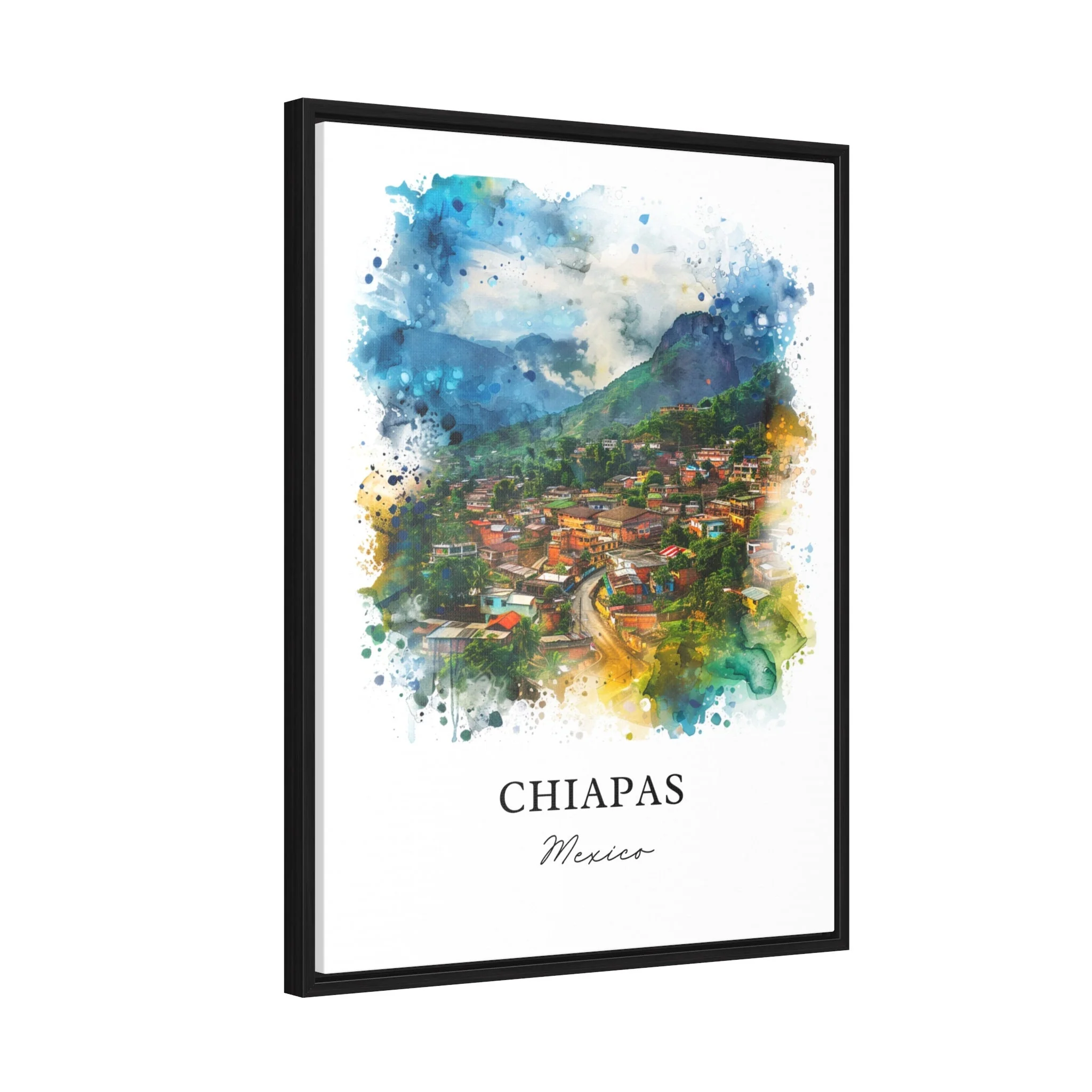 Chiapas, Mexico – Watercolor Art Print - Image 2