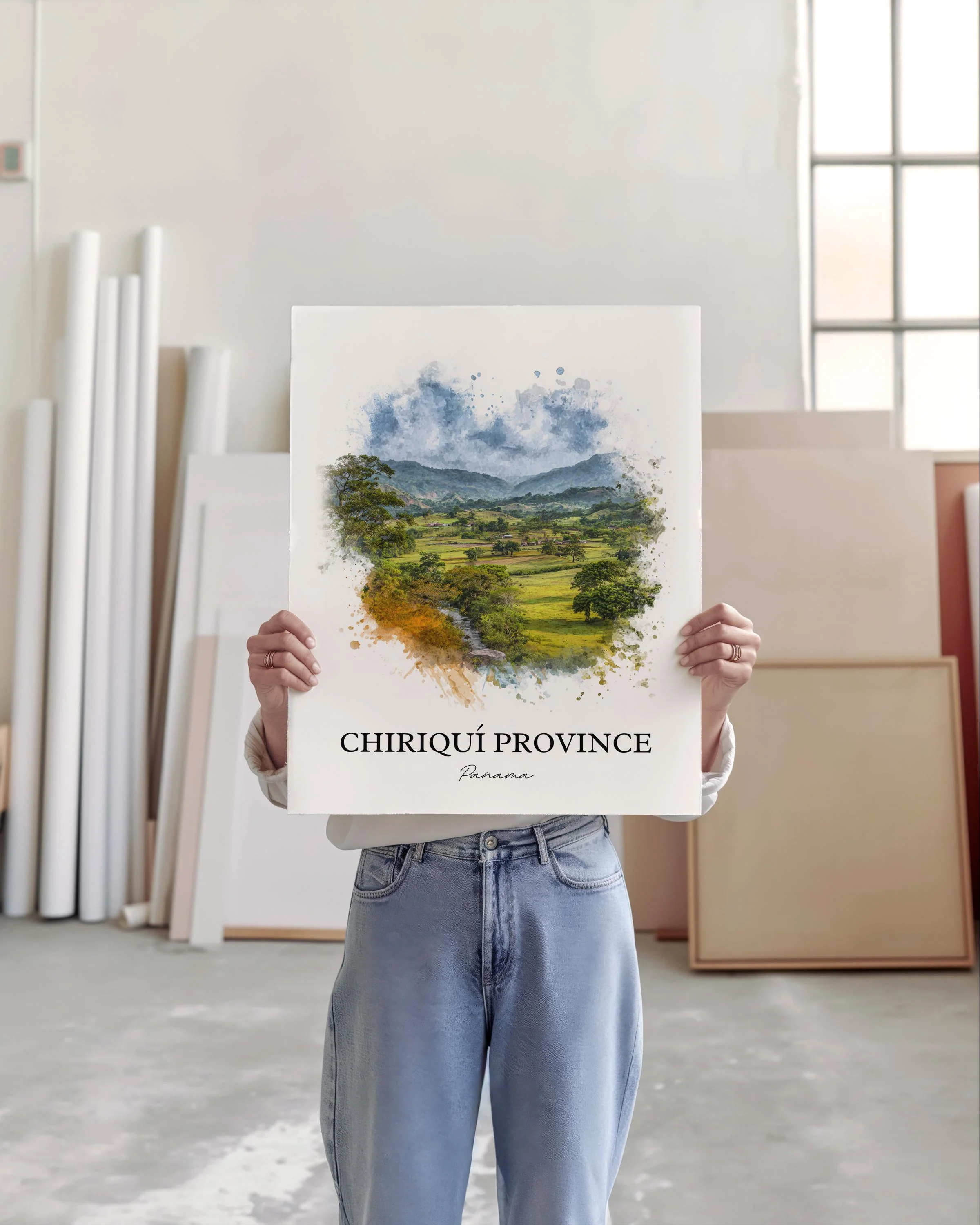 Chiriquí Province, Panama – Watercolor Art Print - Image 4