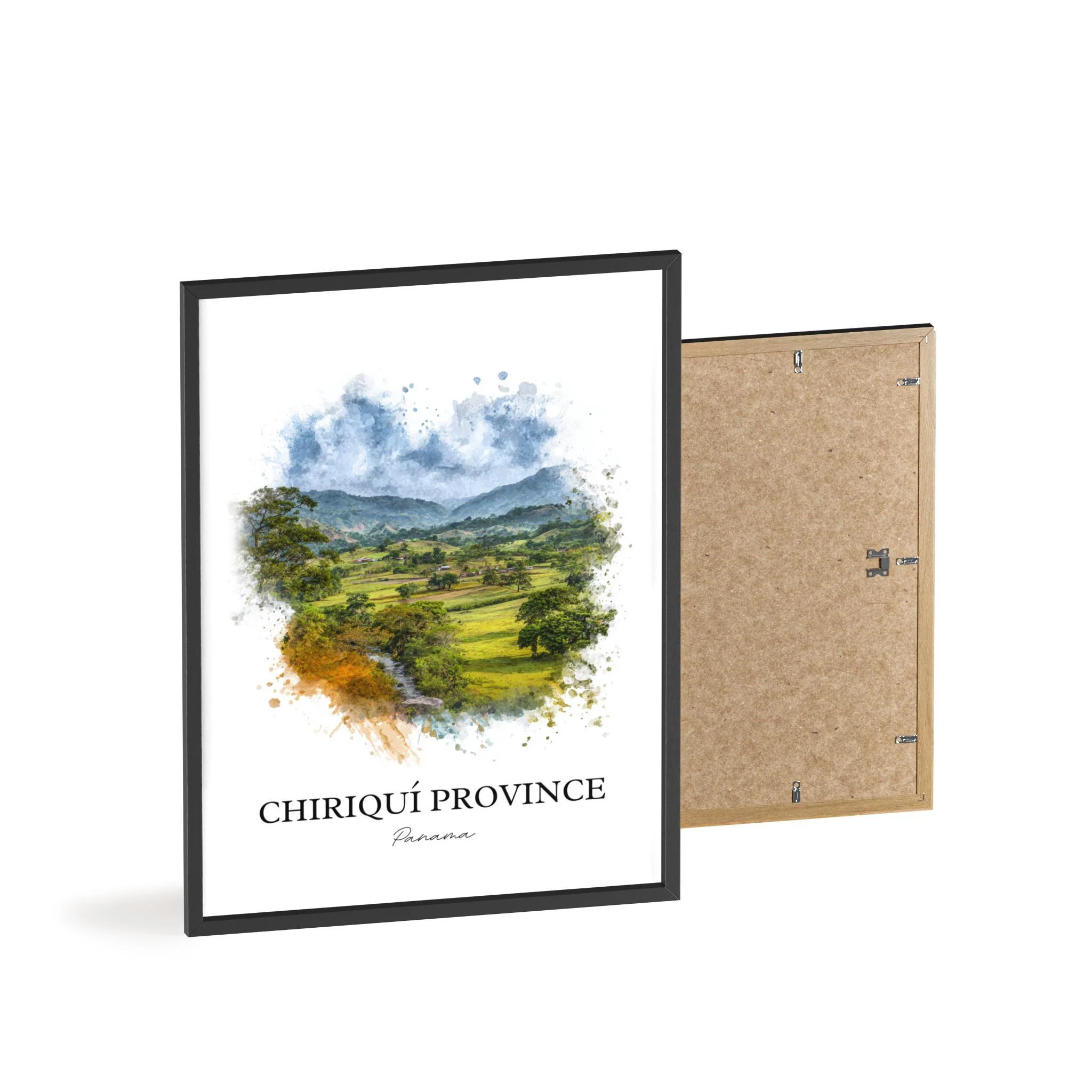 Chiriquí Province, Panama – Watercolor Art Print - Image 8