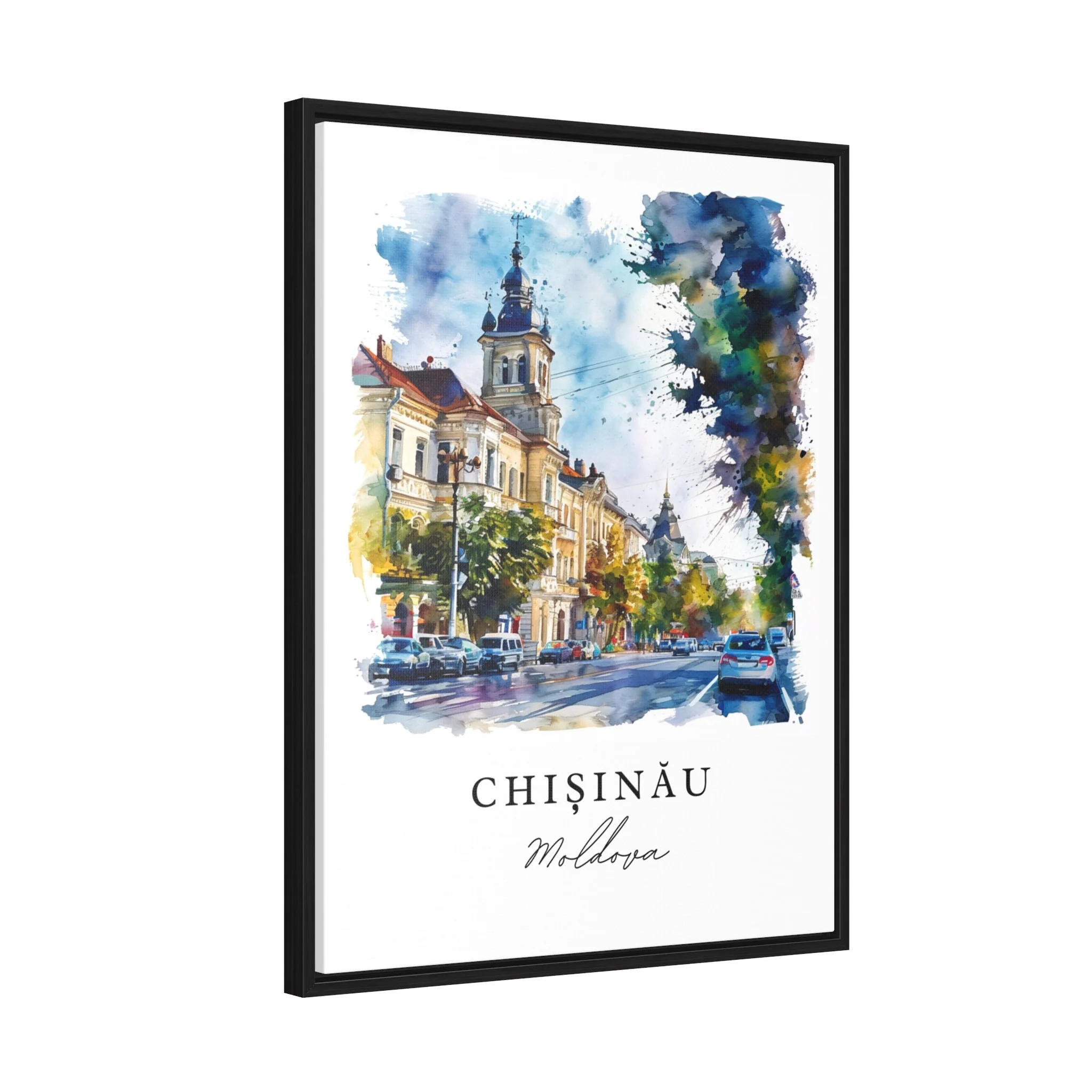 Chisinau, Moldova – Watercolor Art Print - Image 7