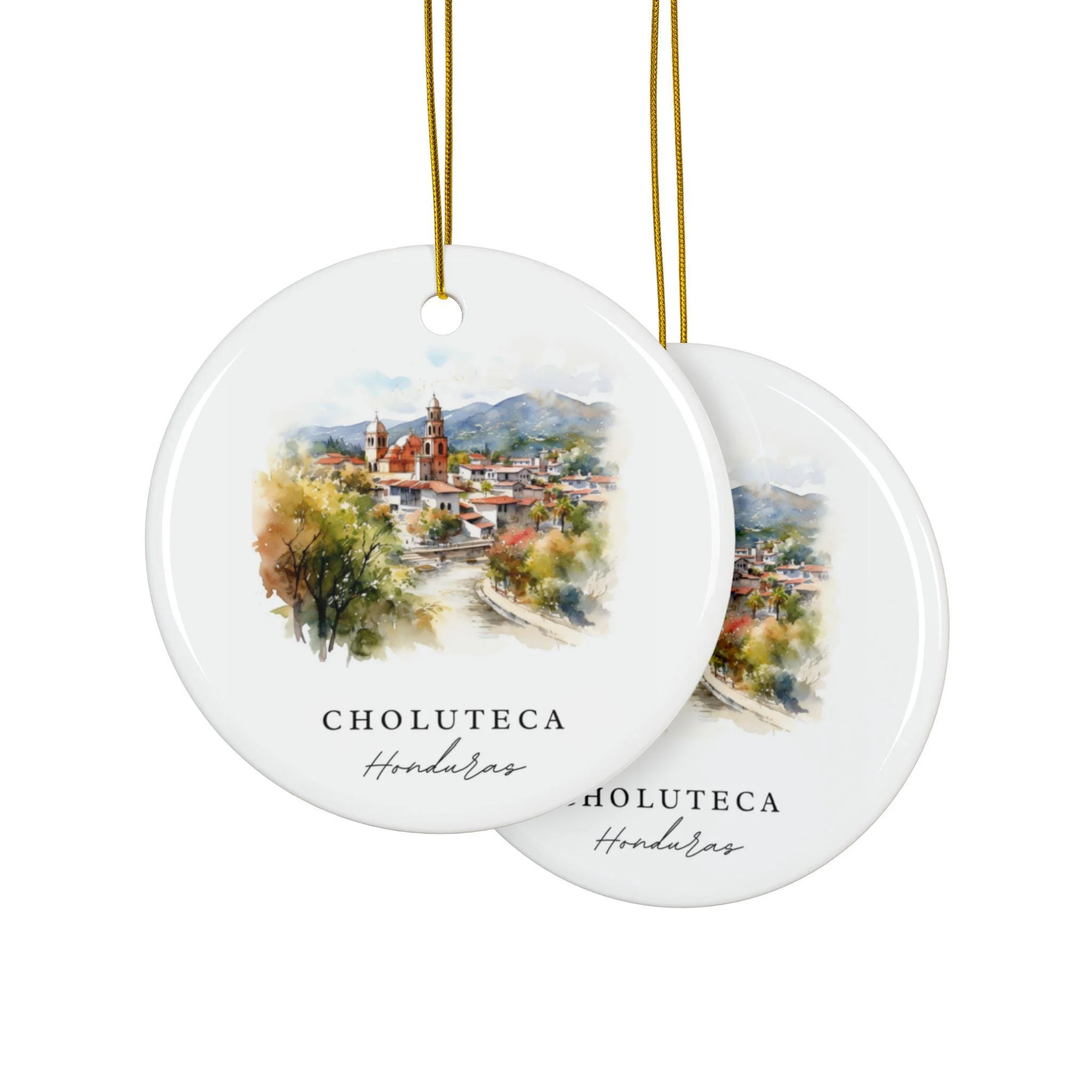 Choluteca Honduras Ornament: Unique Choluteca Souvenir, Choluteca Decor, and Authentic Honduras Xmas Gift - Image 2